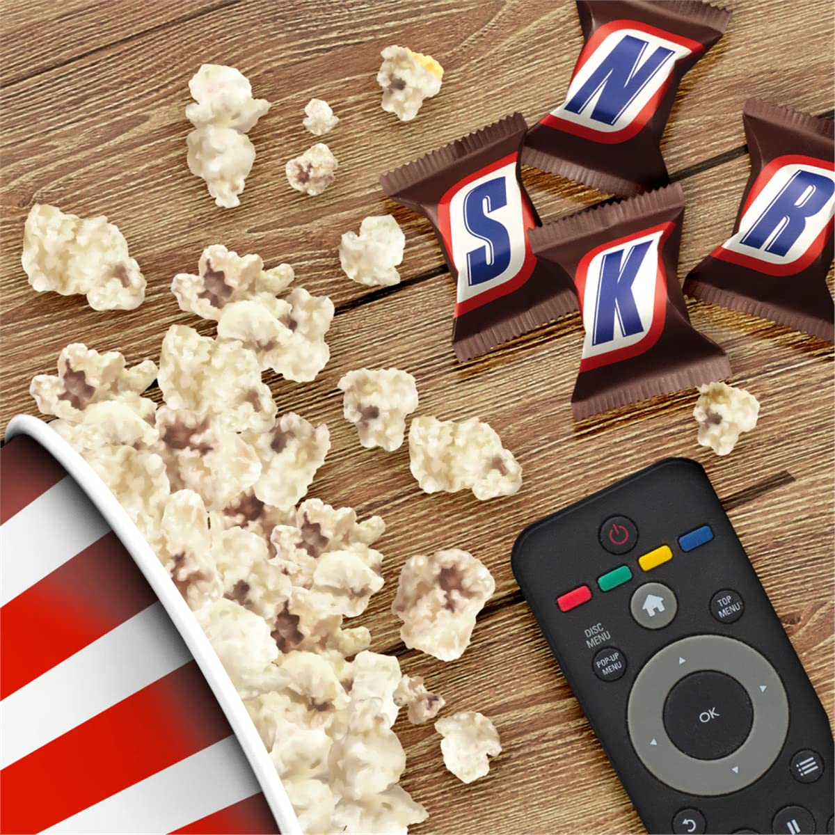 Snickers Minis Chocolate Caramel Candy Bars - Individually Wrapped Peanut Nougat Snack Size Candies - Bulk 1lb Pack for Halloween, Party Favors, Office Treats & Road Trips