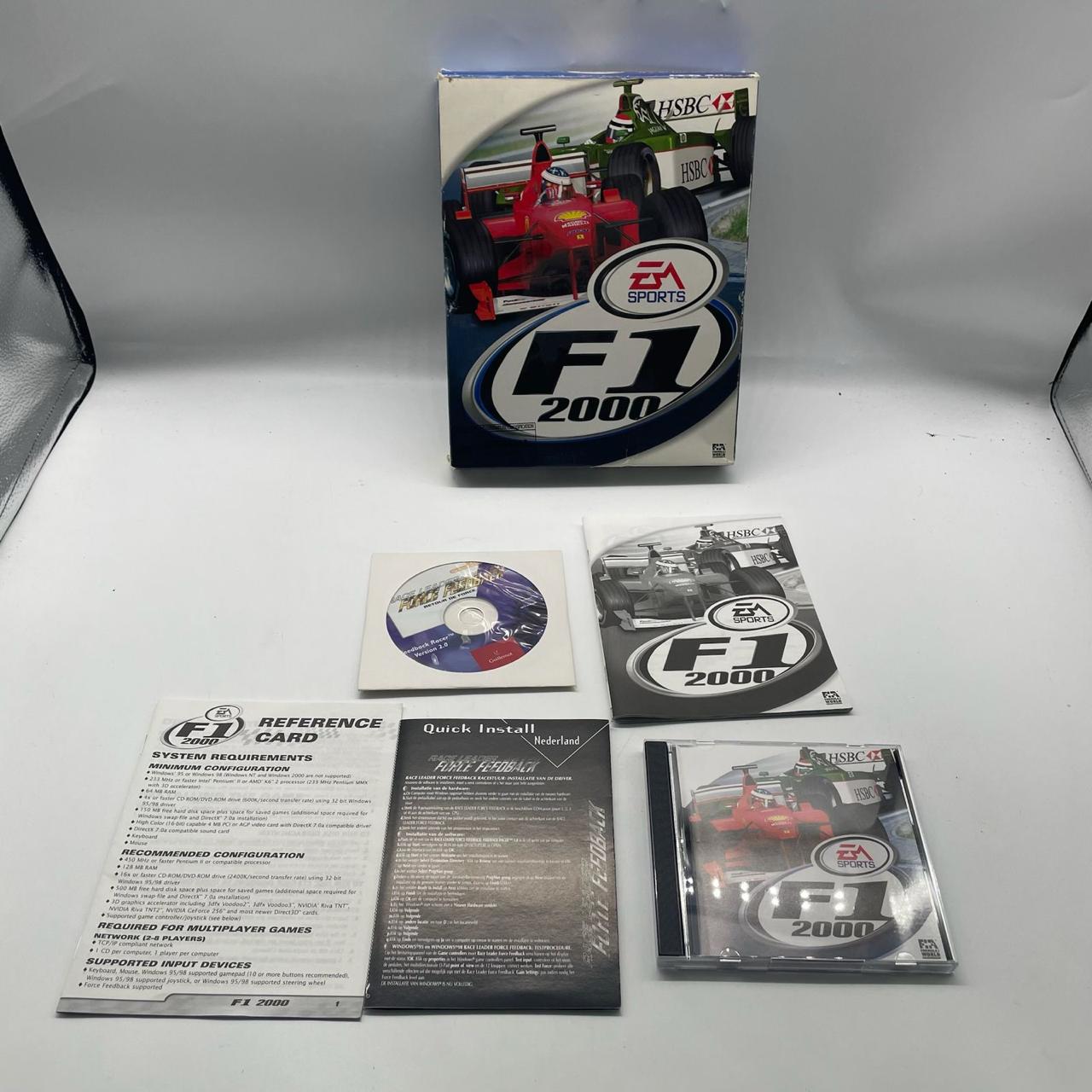 EA Sports F1 2000 PC Game - Complete Boxed Edition | Authentic Formula 1 Racing Simulation | Perfect for Gaming Enthusiasts & F1 Fans
