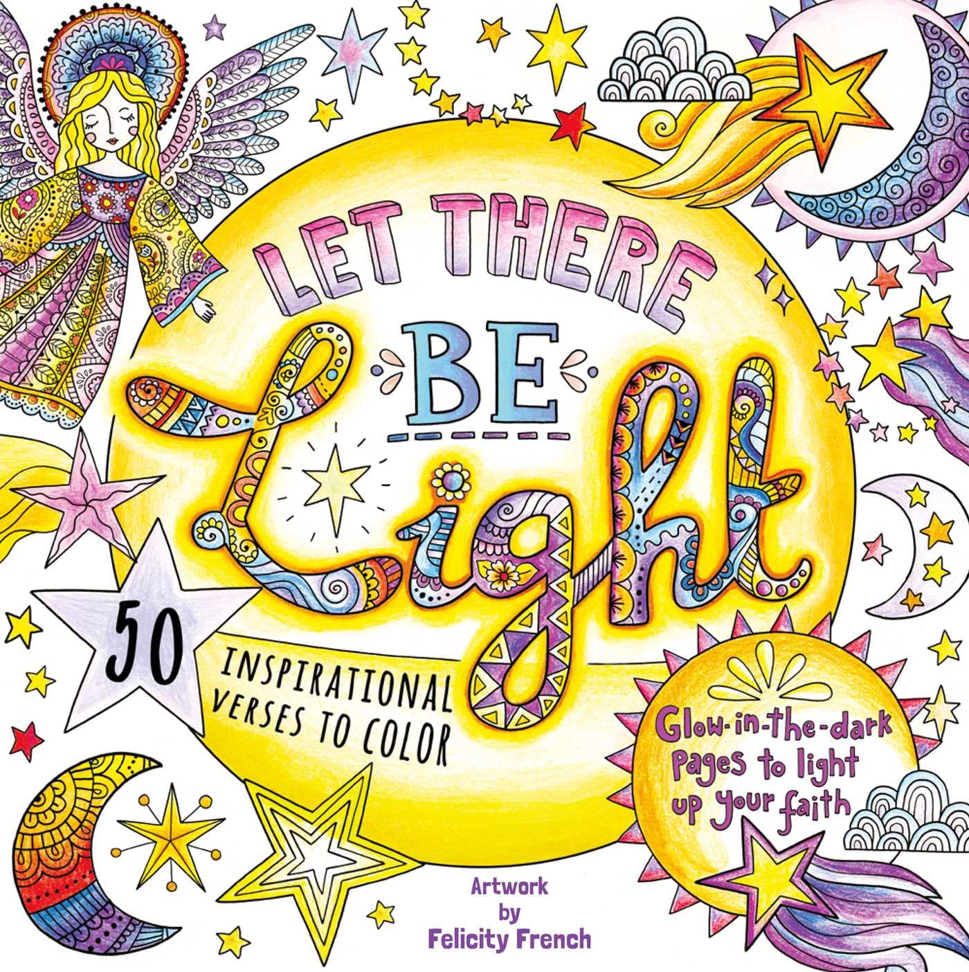 Glow in the Dark Coloring Book for Kids & Adults - Relaxing Nighttime Activity, Creative Art Therapy - Perfect for Bedtime, Travel & Stress Relief