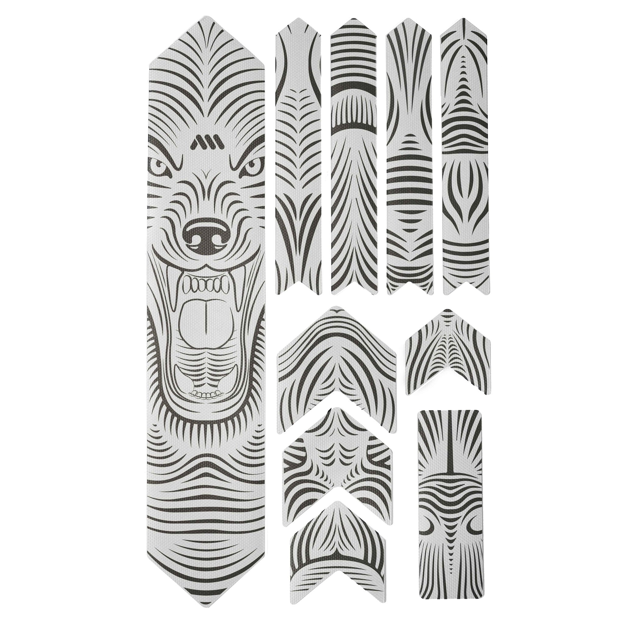 All Mountain Style Extra Honeycomb Frame Guard - Clear/Wolf NLA - Durable Snowboard & Ski Protection for Winter Sports Enthusiasts