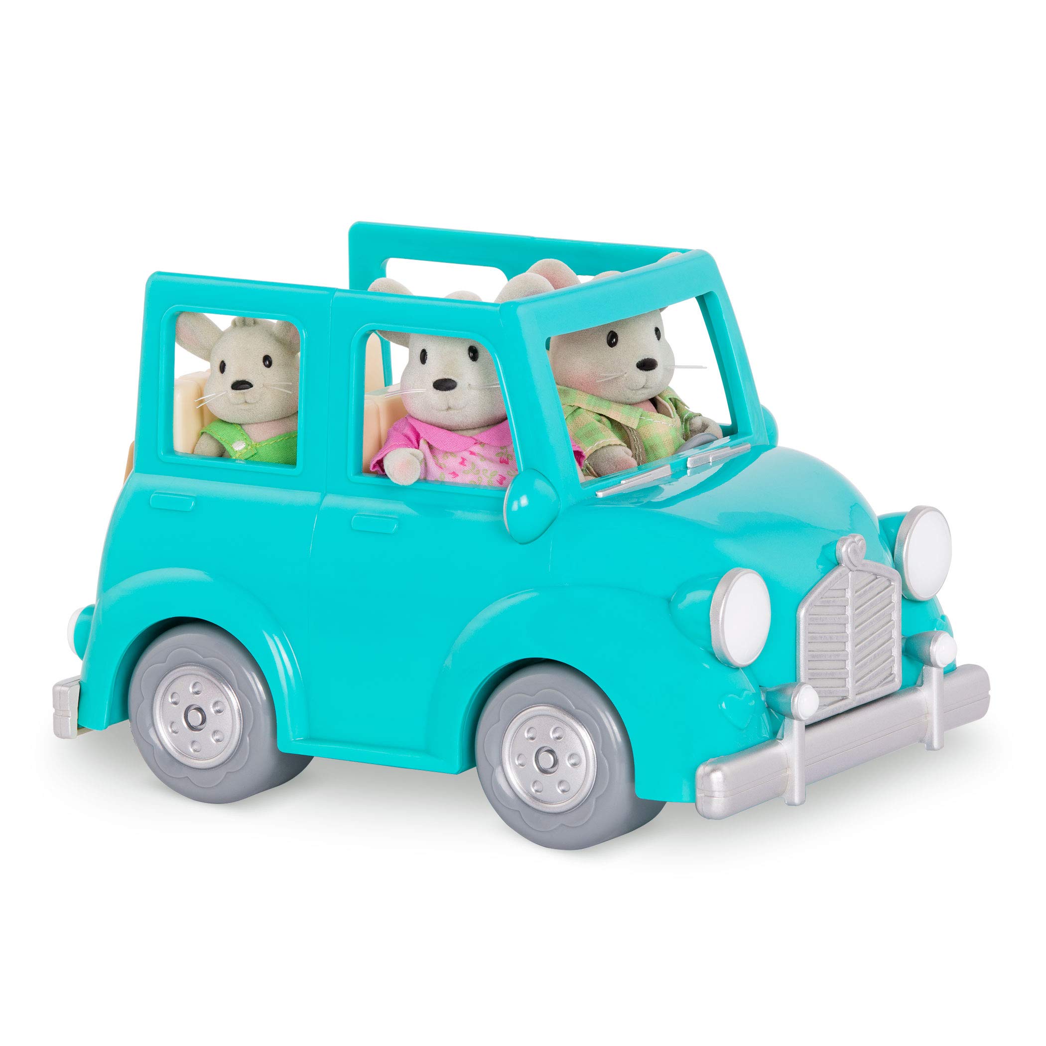 Li’l Woodzeez Miniature Toy Car & Truck Set – Breezy Buggy for Figurines – Kids Pretend Play Vehicles – Durable Wooden Toys for Ages 3+ – Perfect for Imaginative Play, Storytelling & Collectible Displays