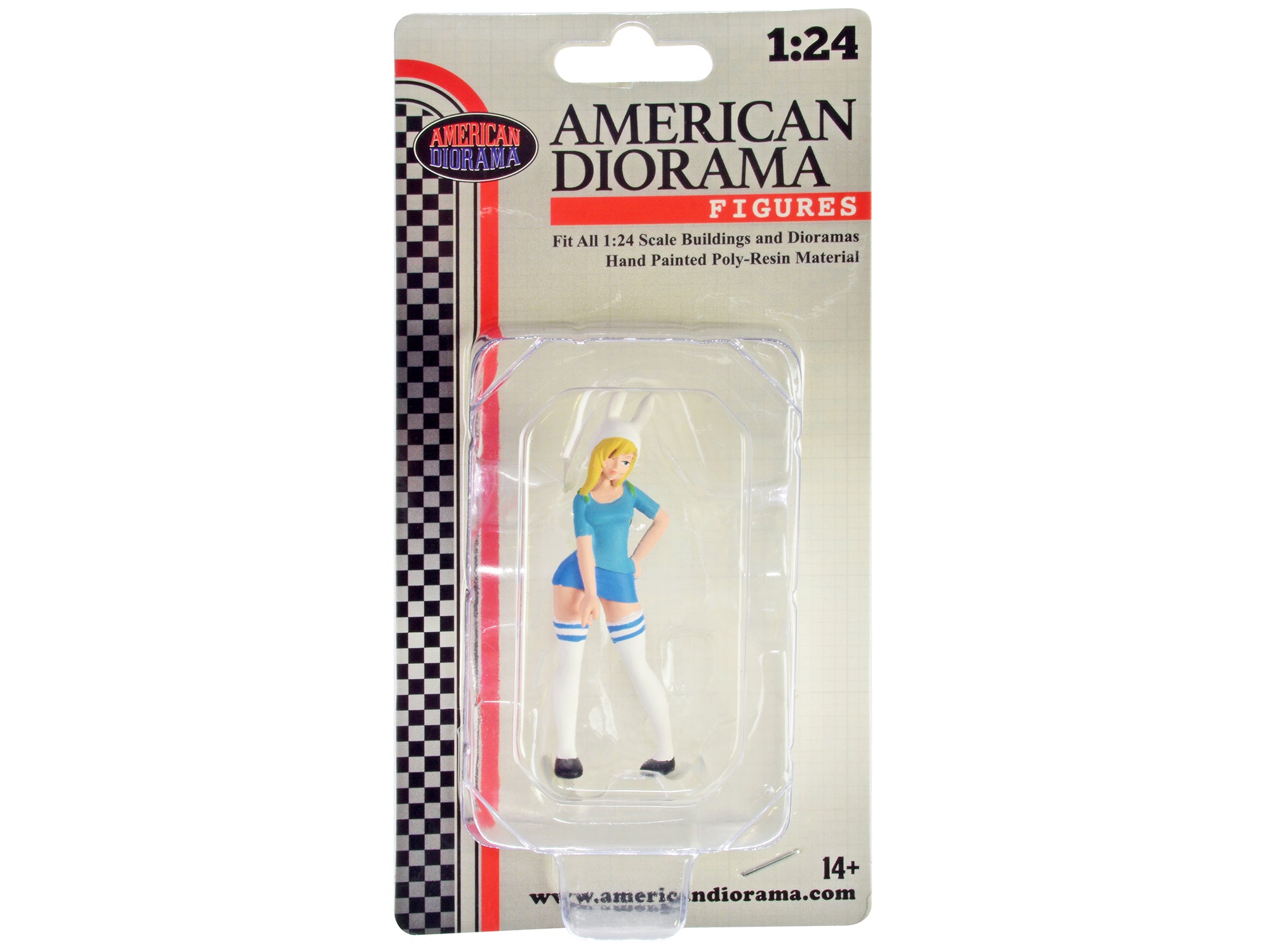 1/24 Scale Cosplay Girls Figure - 3-Piece Set by American Diorama | Perfect for Model Car Displays, Anime Collections & Miniature Dioramas
