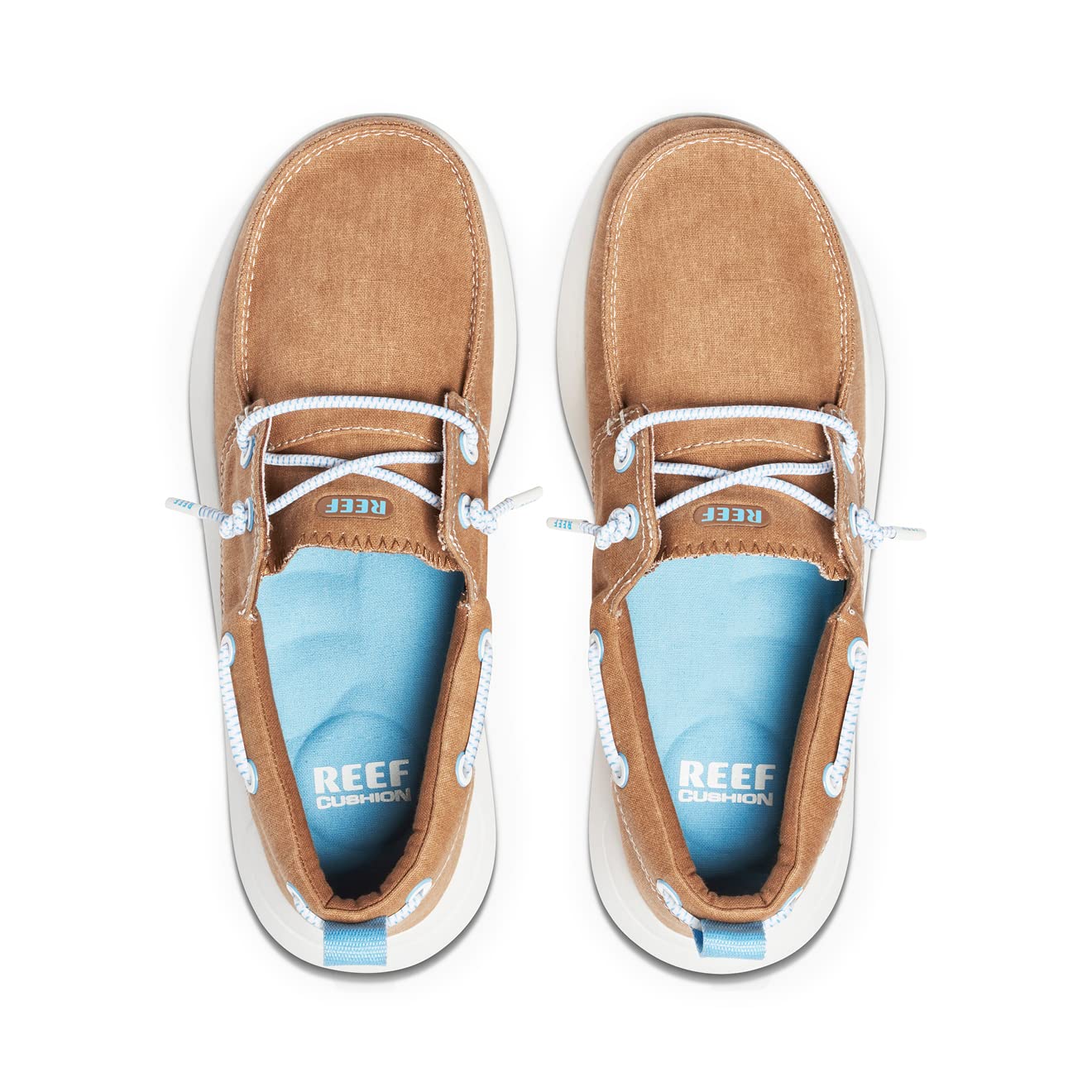 REEF Swellsole Pier Boat Shoe for Men & Women - Comfortable Memory Foam Footbed, Lightweight & Flexible Slip-On Deck Shoes - Perfect for Boating, Beach, and Casual Wear