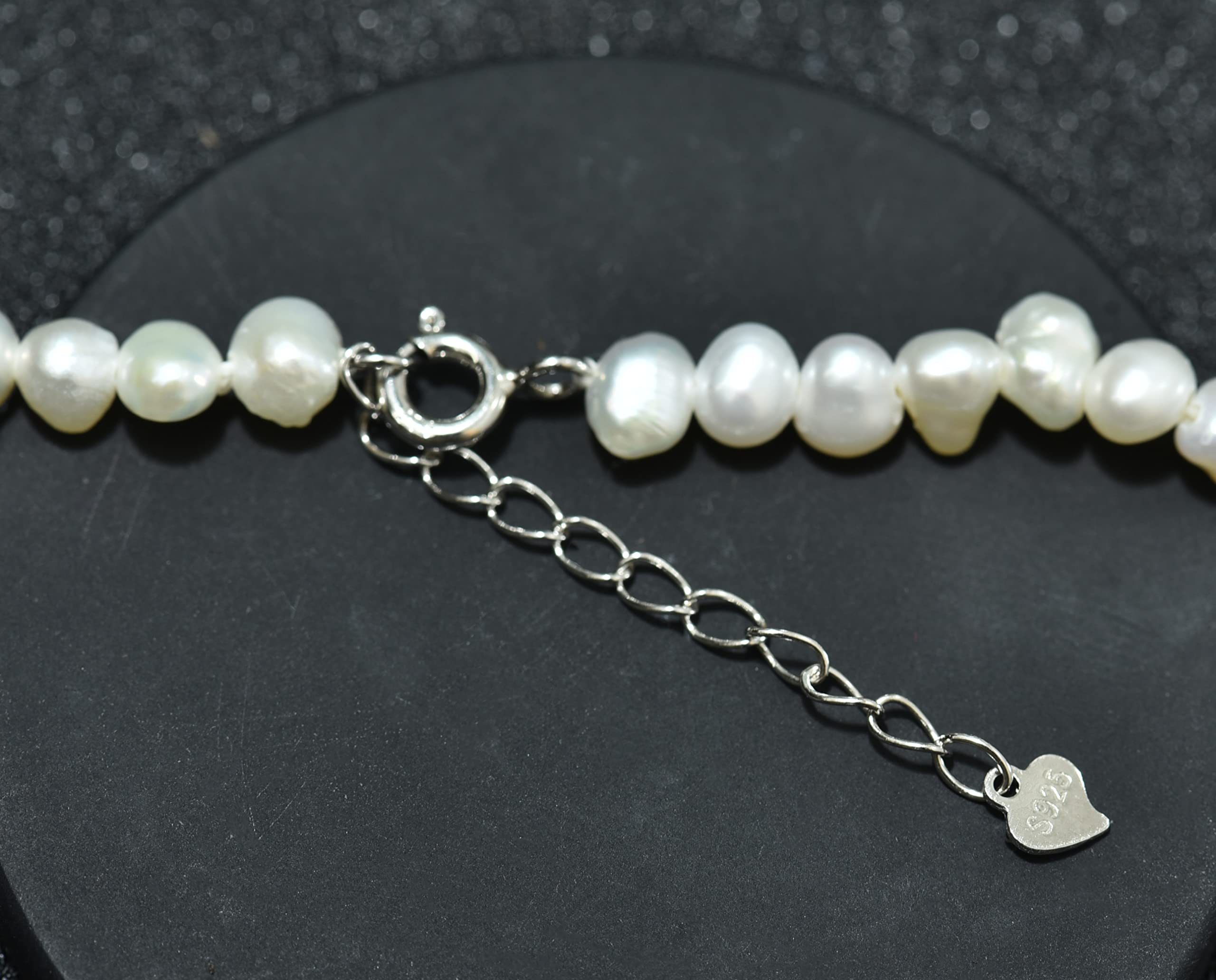 Baroque Pearl Skull Choker Necklace - Hand Carved Detachable Pendant, 14 Inch Gothic Jewelry for Women - Perfect for Halloween Costumes, Gothic Fashion & Dark Aesthetic Outfits
