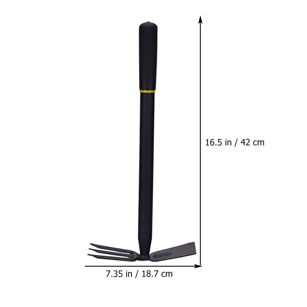 Premium Manganese Steel Hand Tiller & Cultivator - Manual Gardening Tool for Weeding, Digging & Soil Cultivation | Ideal for Home Gardens, Flower Beds & Vegetable Patches