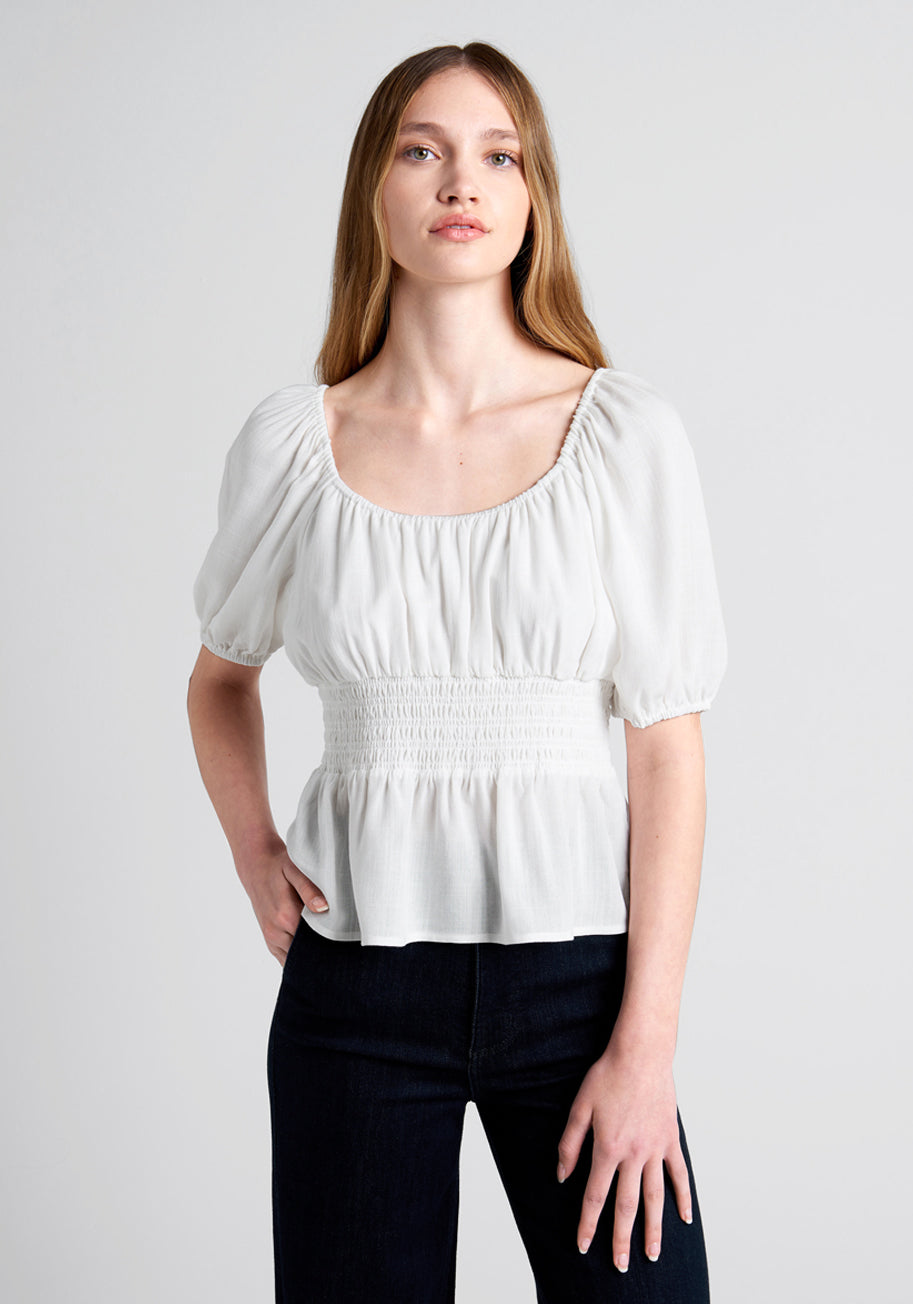 Stylish Floral Peplum Top for Women - Perfect for Beach Picnics, Summer Outings & Casual Date Nights