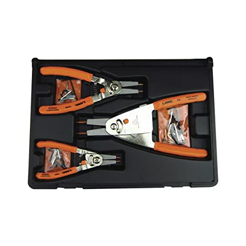 3-Piece Quick Switch Retaining Ring Pliers Set - Snap Ring Pliers Kit for Automotive, Machinery & DIY Repairs - Ideal for Mechanics, Engineers & Home Improvement Projects
