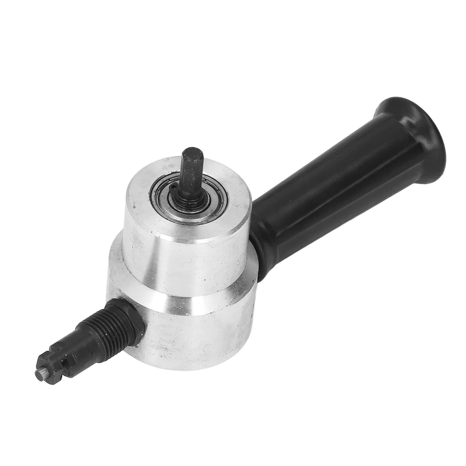 Electric Nibbler Cutter - Double Head Metal Sheet Nibbler, Portable Aluminum Alloy Electric Nibbling Tool for Cutting Steel, Copper & Aluminum Sheets | Perfect for HVAC, Roofing & DIY Metal Fabrication Projects