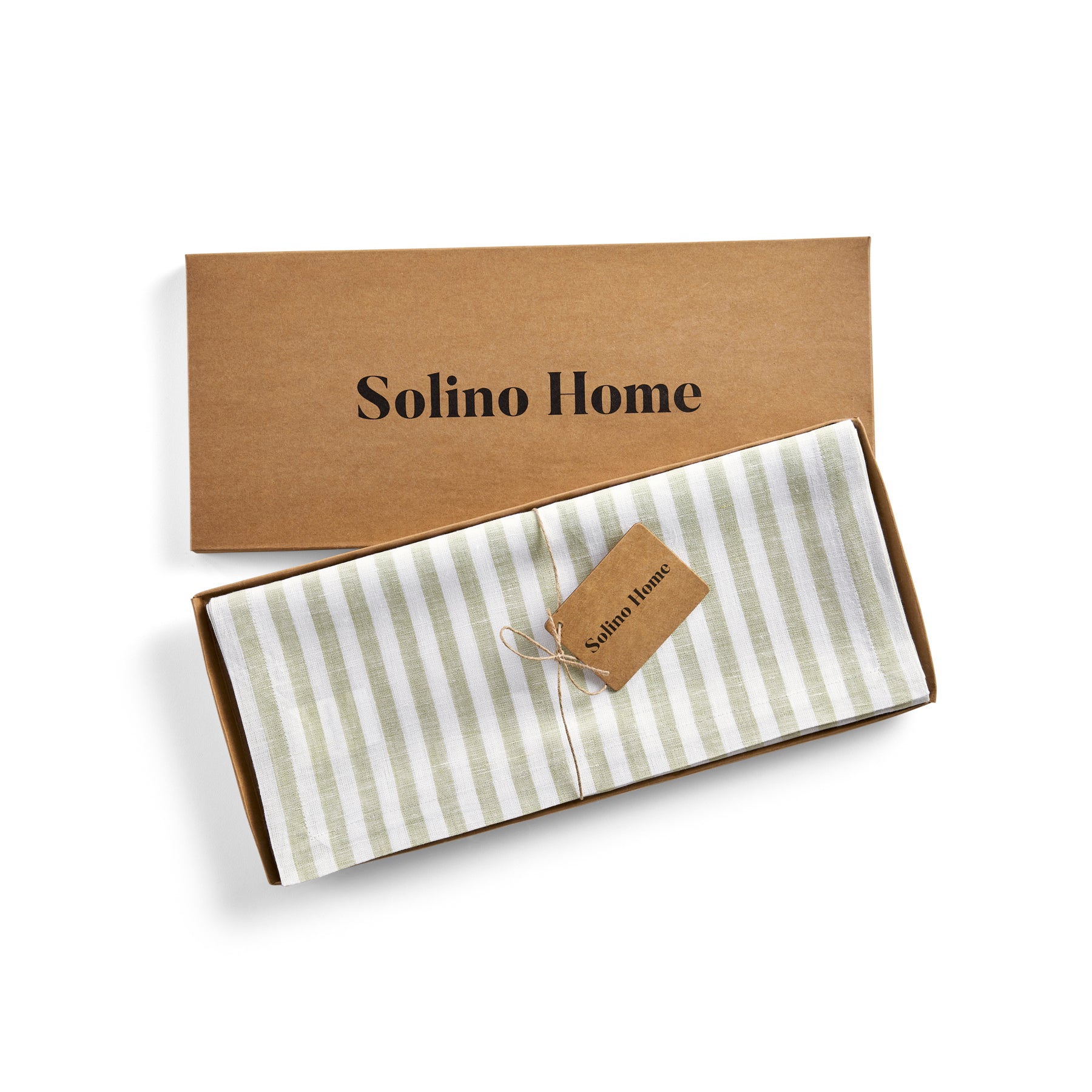 Amalfi Stripe Table Runner - Elegant Cotton Table Decor for Dining Room, Kitchen & Wedding - Perfect for Holiday Dinner Parties & Home Decor