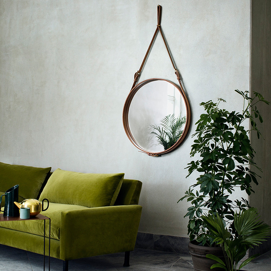 Stylish Circular Wall Mirror - Modern Home Decor for Living Room, Bedroom & Bathroom | Perfect for Vanity, Entryway & Interior Design