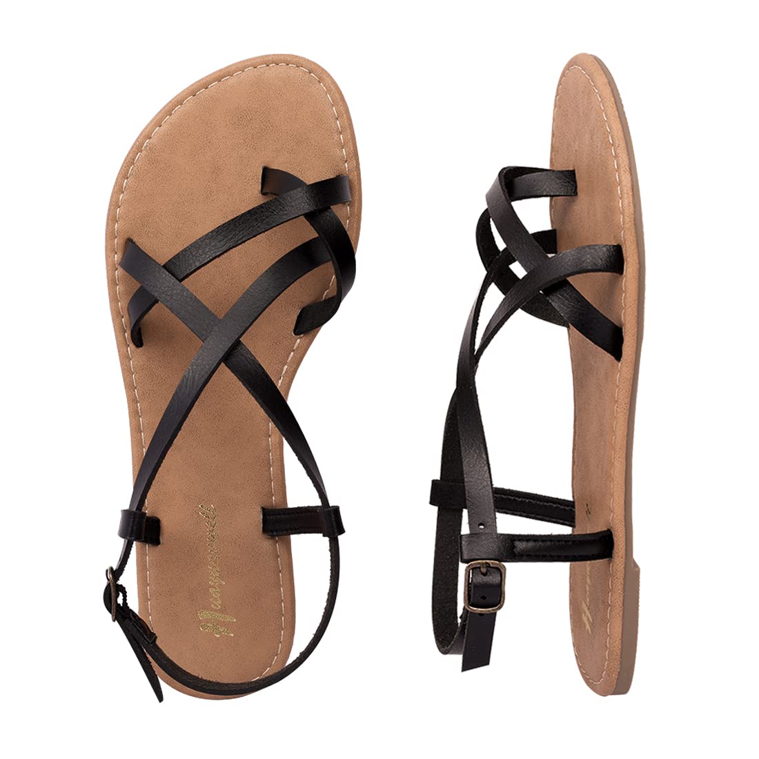 Women's Gladiator Flat Sandals - Fisherman Strappy Sandals with Ankle Strap | Comfortable Summer Beach Walking Shoes for Women, Perfect for Vacation, Outdoors & Casual Wear