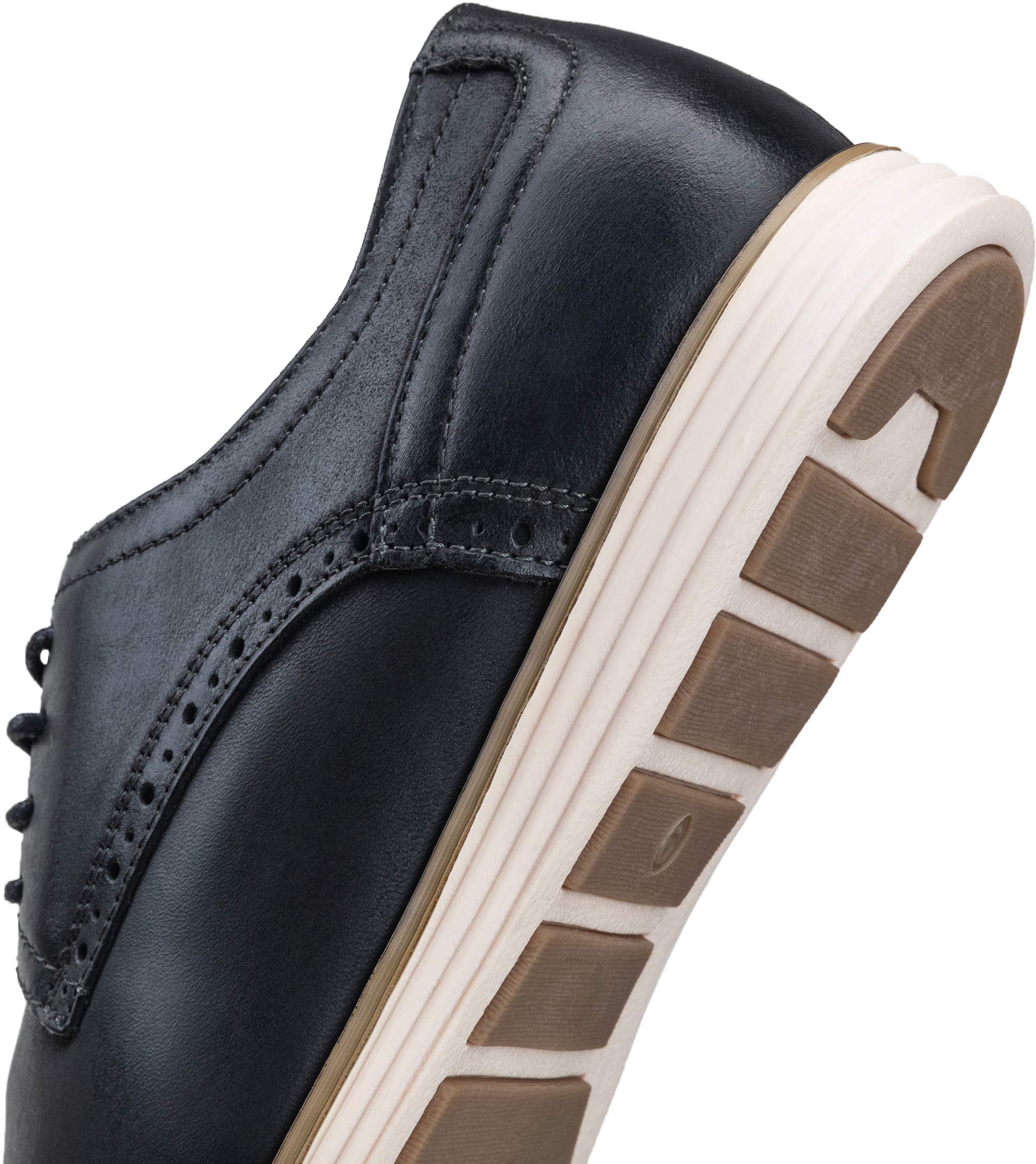 Premium Vostey Men's Leather Dress Shoes - Business Oxfords for Formal & Casual Wear | Office, Wedding & Special Occasion Footwear