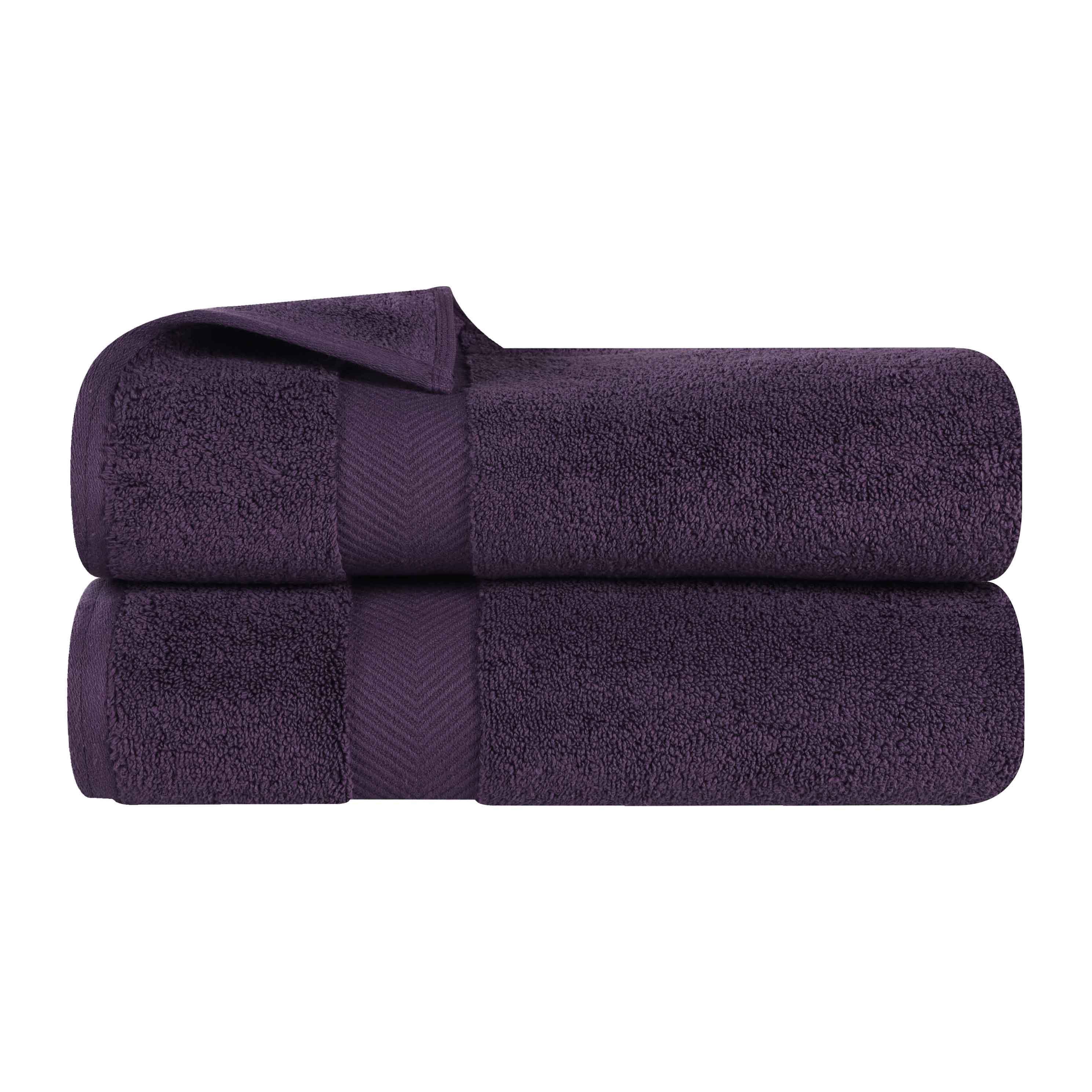 Premium Zero Twist Cotton 2-Piece Bath Towel Set - Ultra Soft & Absorbent - Perfect for Spa, Bathroom & Beach Use