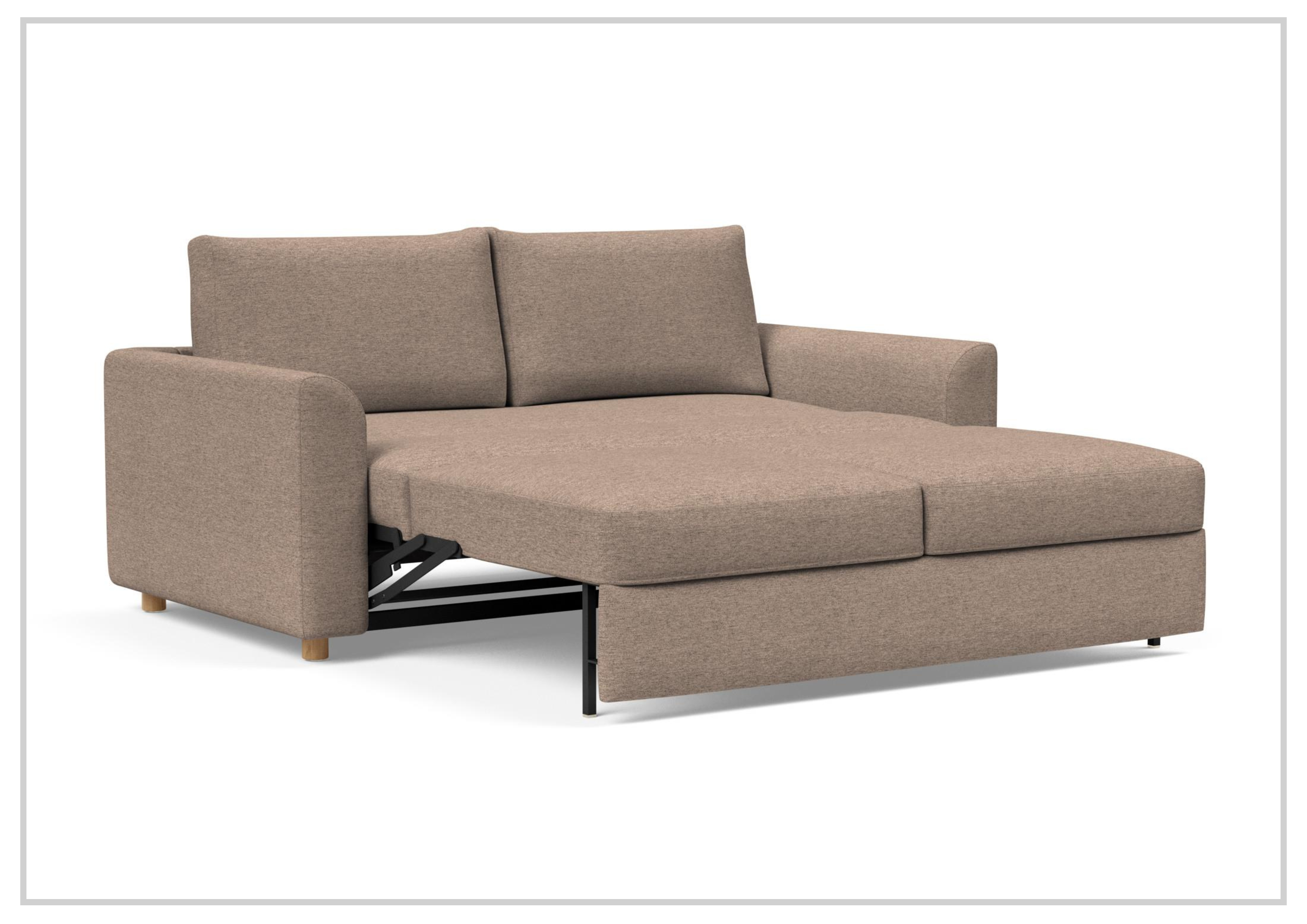 Innovation Living Neah Fabric 2-Seater Queen Size Sleeper Sofa Bed - Convertible Sofa for Small Spaces, Guest Room & Apartment Living