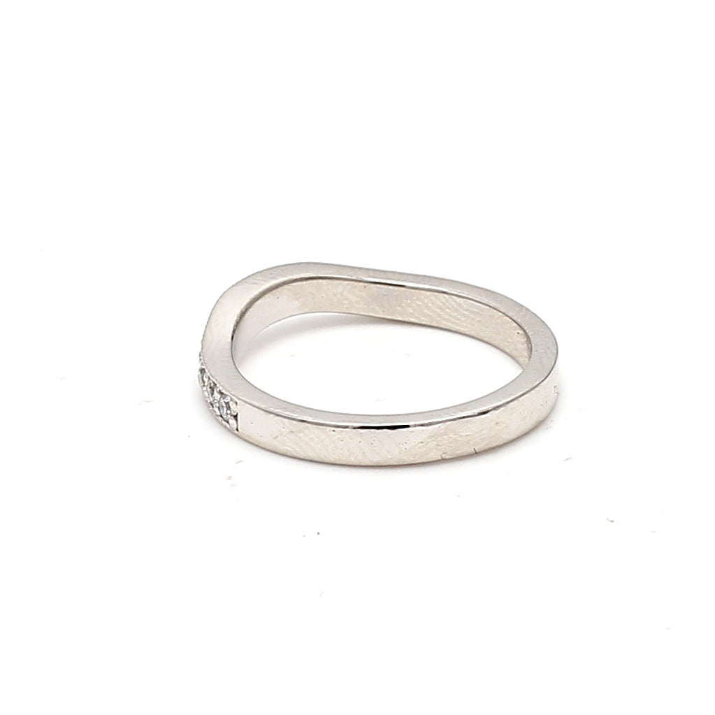 0.30 Carat Round Brilliant J VS1 Diamond Platinum Band Ring - Elegant Wedding Ring for Women, Perfect for Engagement, Anniversary & Special Occasions