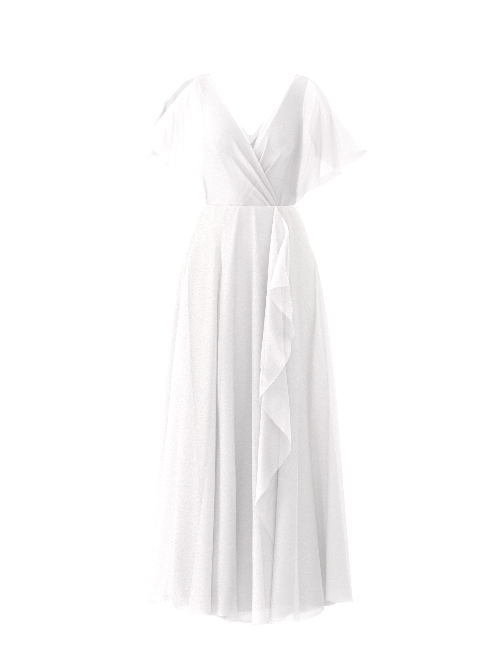 Elegant White Ava Bodice & Jaycie Skirt Set - Perfect for Weddings, Prom, and Formal Events