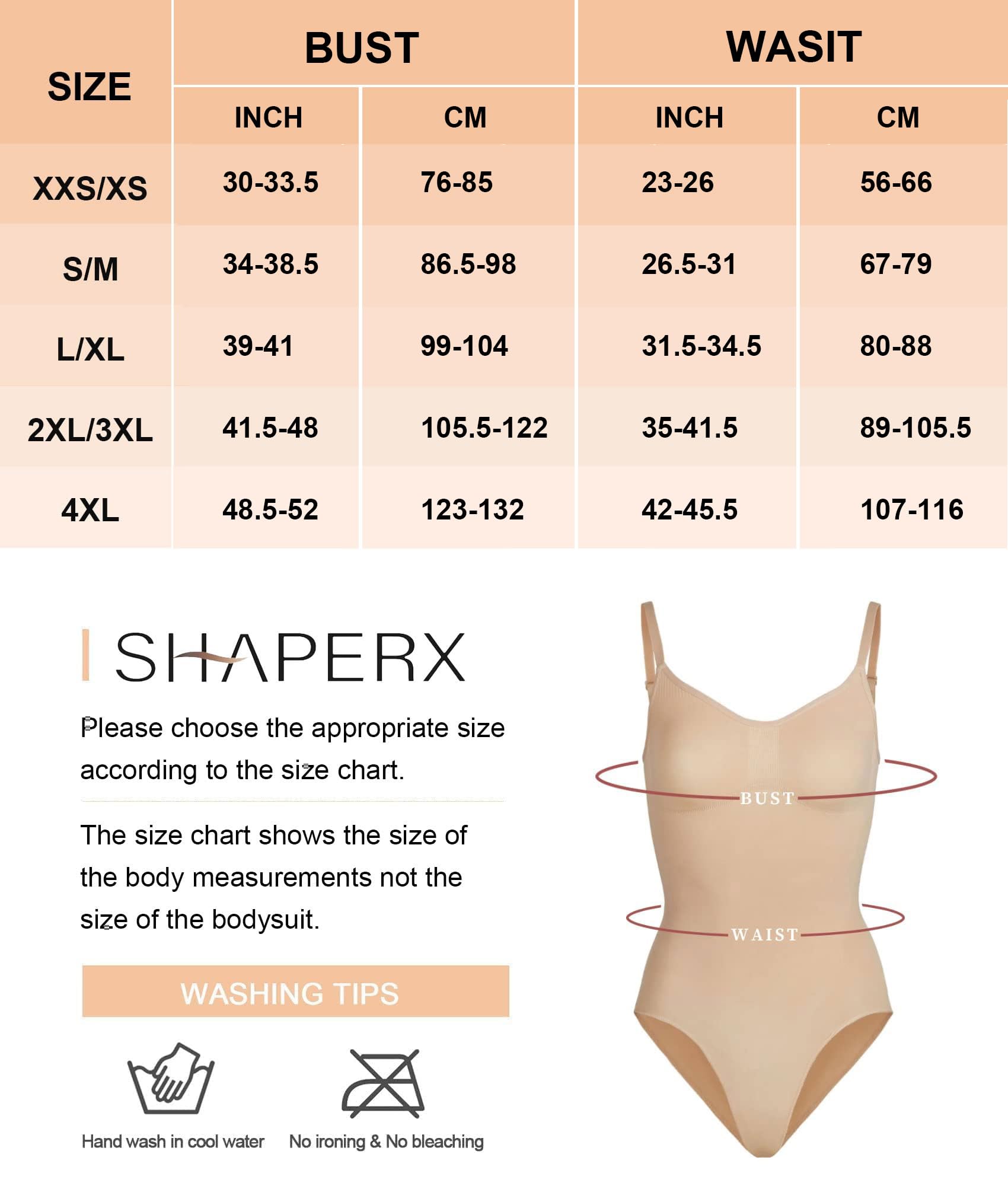 SHAPERX Women's Shapewear Bodysuit - Tummy Control & Waist Trainer for Women | Seamless Sculpting Body Shaper | Perfect for Everyday Wear, Workout & Special Occasions
