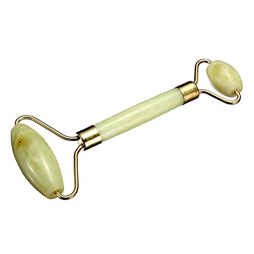 Natural Jade Gua Sha Facial Massage Tool & Jade Roller Set for Face Slimming - Anti-Aging Skincare Routine, Lymphatic Drainage, Beauty Spa Treatment at Home