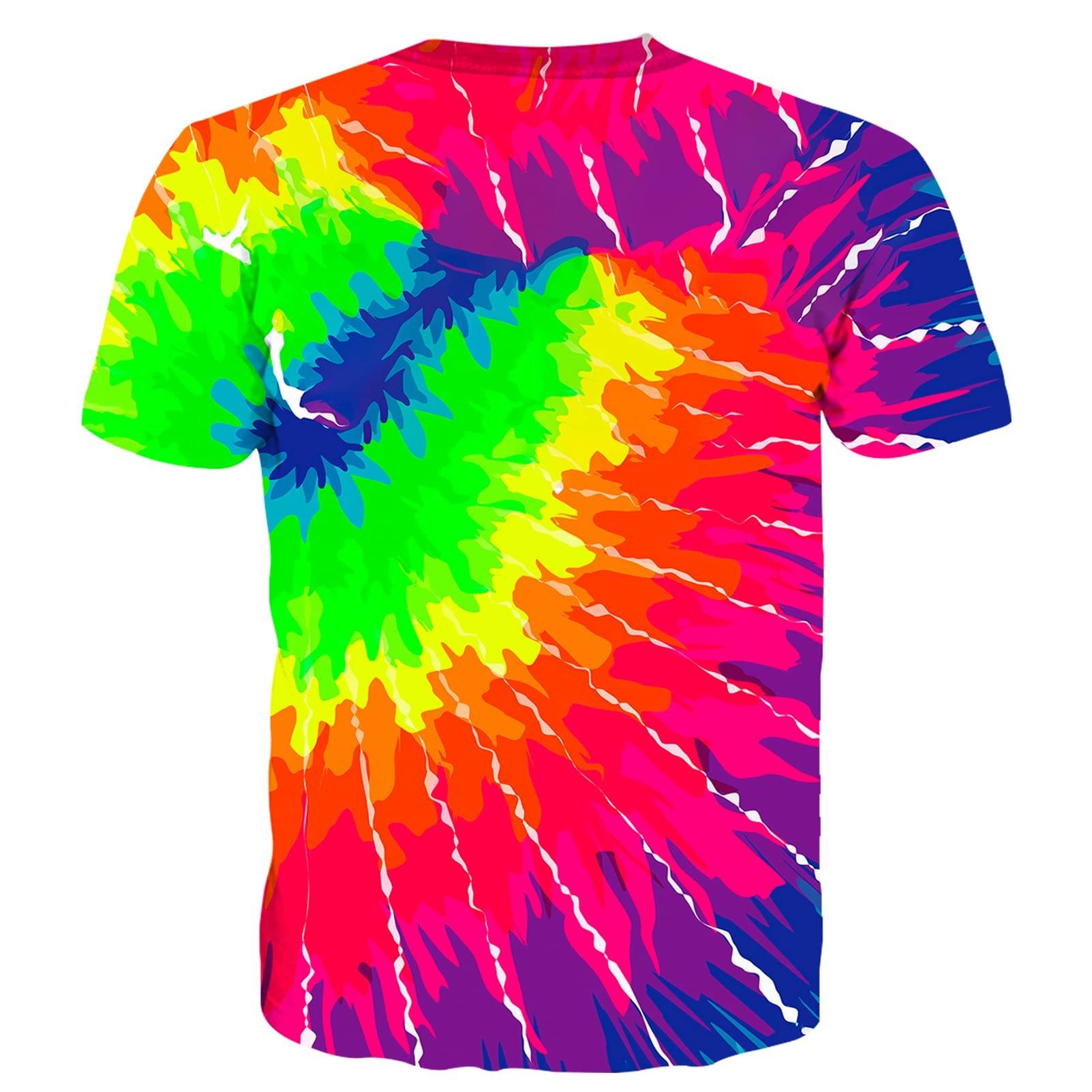 SYAIMN Unisex 3D Printed T-Shirts - Funny Graphic Tees for Men & Women | Colorful Summer Tops | Perfect for Casual Wear, Parties & Gifts