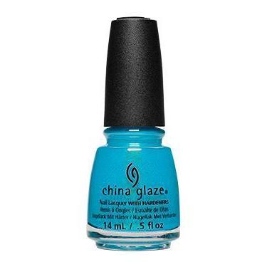 China Glaze Nail Polish - Mer Made For Bluer Waters #84199 (0.5 oz) - Long Lasting Blue Nail Lacquer for Manicures & Pedicures