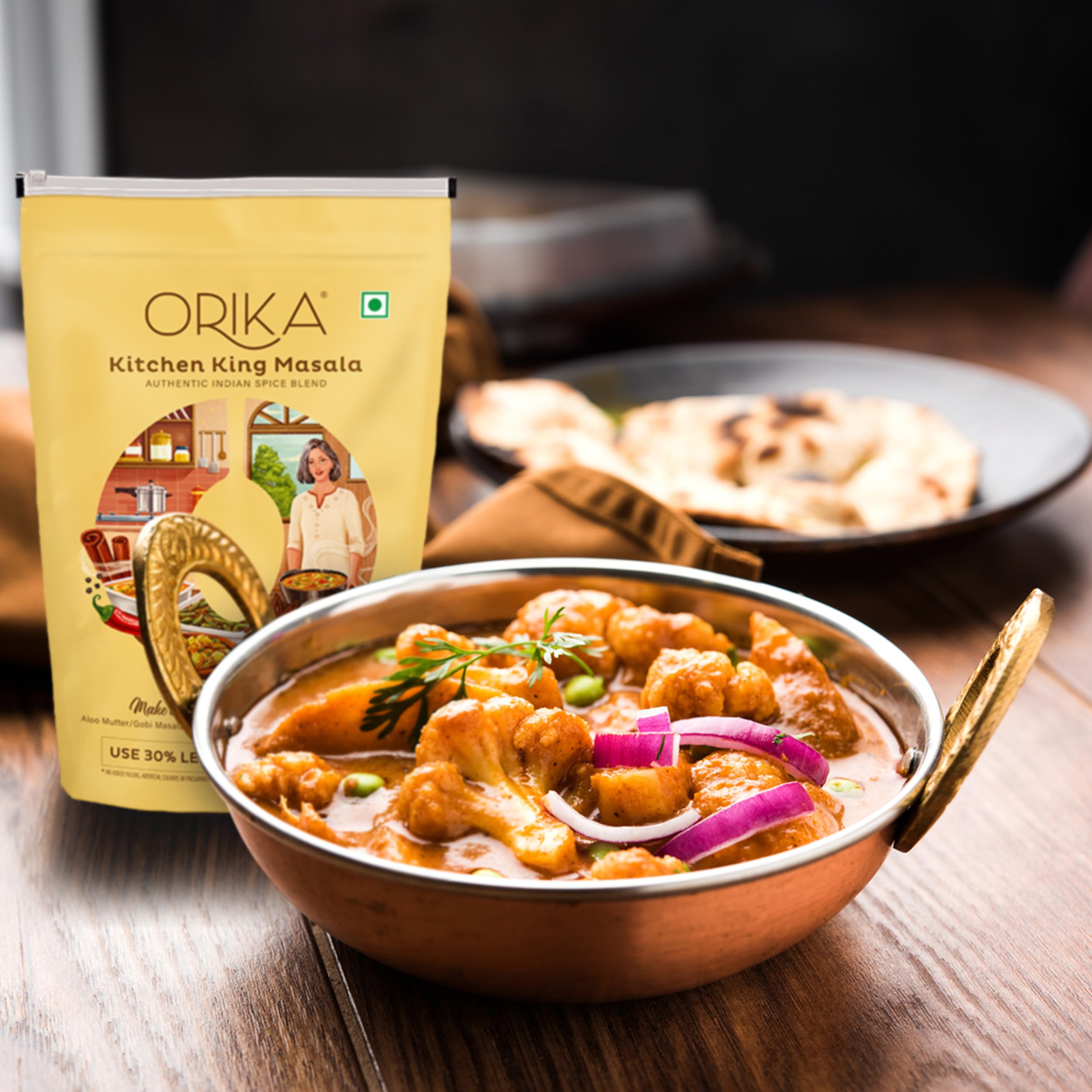 Orika Kitchen King Powder (100g) - Premium Indian Spice Blend for Flavorful Cooking | Perfect for Curries, Soups, and Stir-Fries