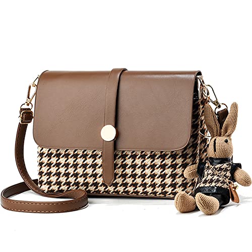 Houndstooth Brown