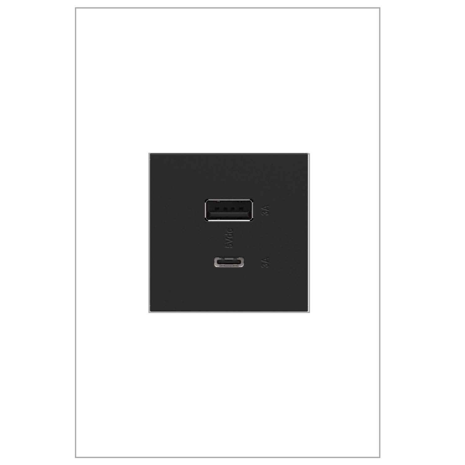 4-Pack ARUSB2AC6G4 Fast Charging USB Outlets with AC Ports, Graphite Color - High Speed Charging for Home, Office & Travel (ARUSB2AC6G4-4PK)