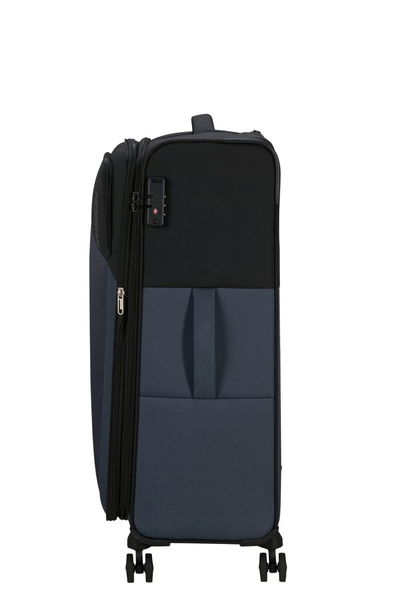 American Tourister Daring Dash Large Expandable Spinner Luggage - 28 Inch Lightweight Hardshell Suitcase with TSA Lock for International Travel, Business Trips & Family Vacations