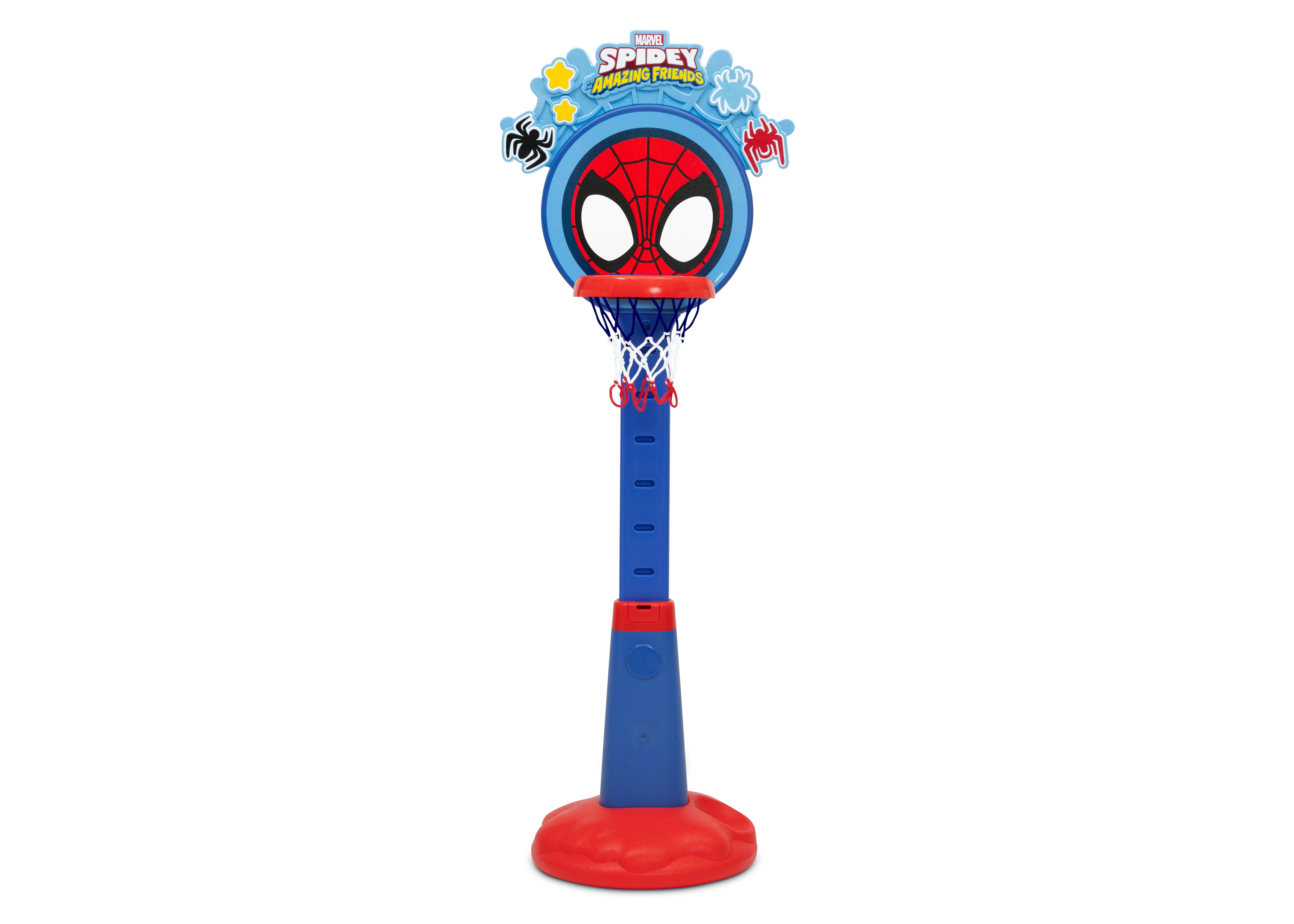 Spidey and His Amazing Friends Plastic Basketball Set for Kids - Fun Outdoor & Indoor Play Toy for Superhero Fans - Perfect for Birthday Gifts & Backyard Games