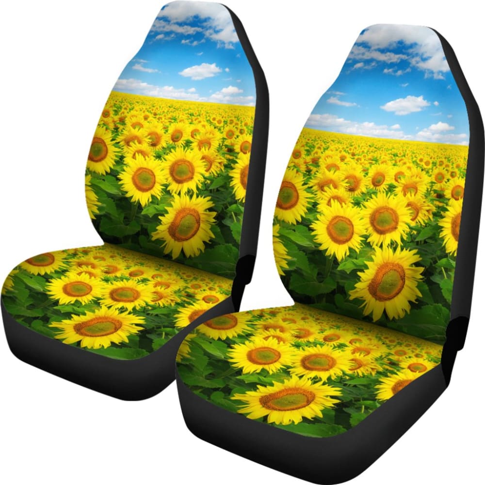 Premium Sunflower Lovers Car Seat Covers - Soft & Durable Auto Accessories for Cars, Trucks & SUVs - Perfect for Road Trips, Daily Commutes & Gift Giving