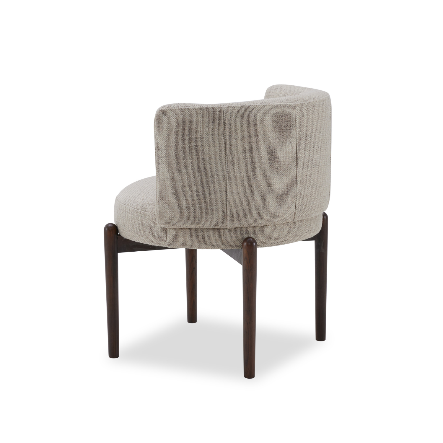 Bloor Dining Chair - Modern Link Ecru Upholstered Seat - Perfect for Kitchen, Dining Room & Home Office
