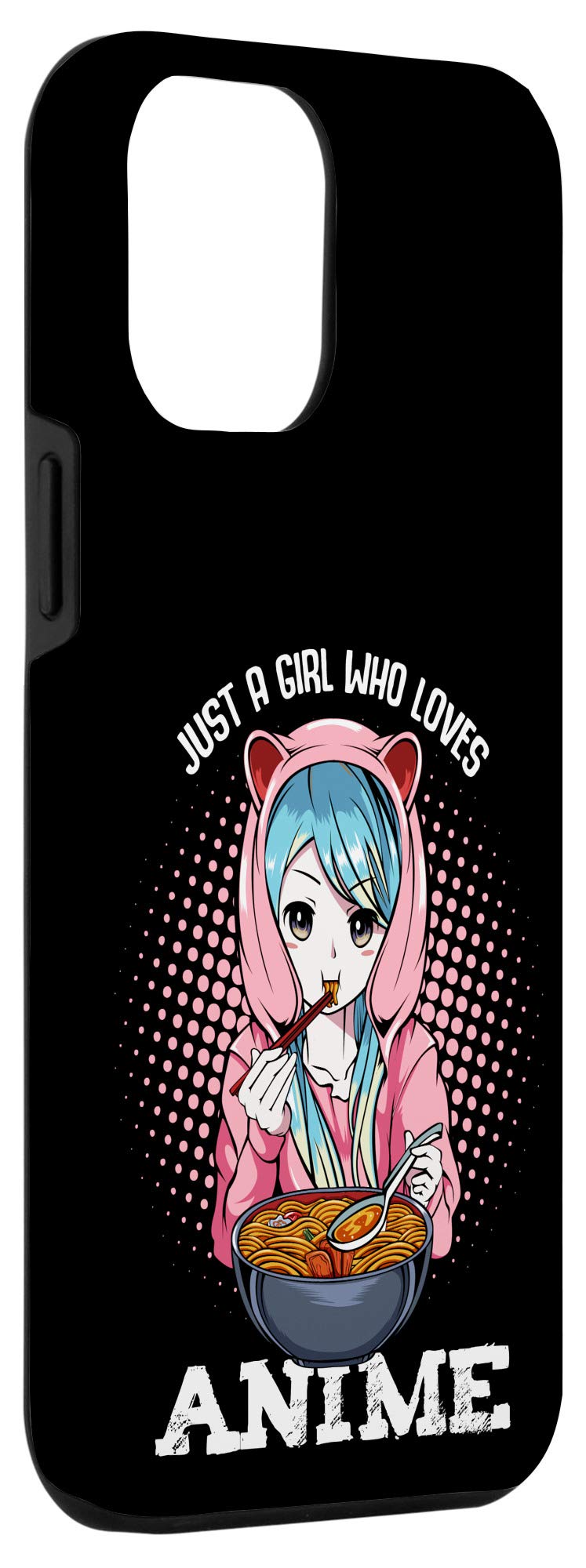 iPhone 12 Pro Max Anime Lover Case - Kawaii Manga Japan Design for Girls Who Love Ramen | Perfect for Anime Fans, Cosplay Events & Everyday Use