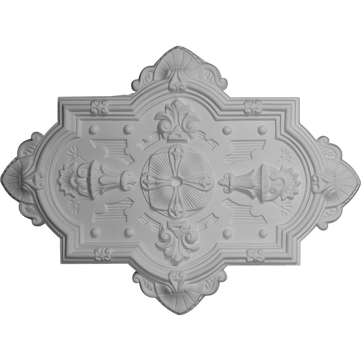Ekena Millwork CM29X38CAPCC Hand-Painted Cathedral Ceiling Medallion - 29 1/8