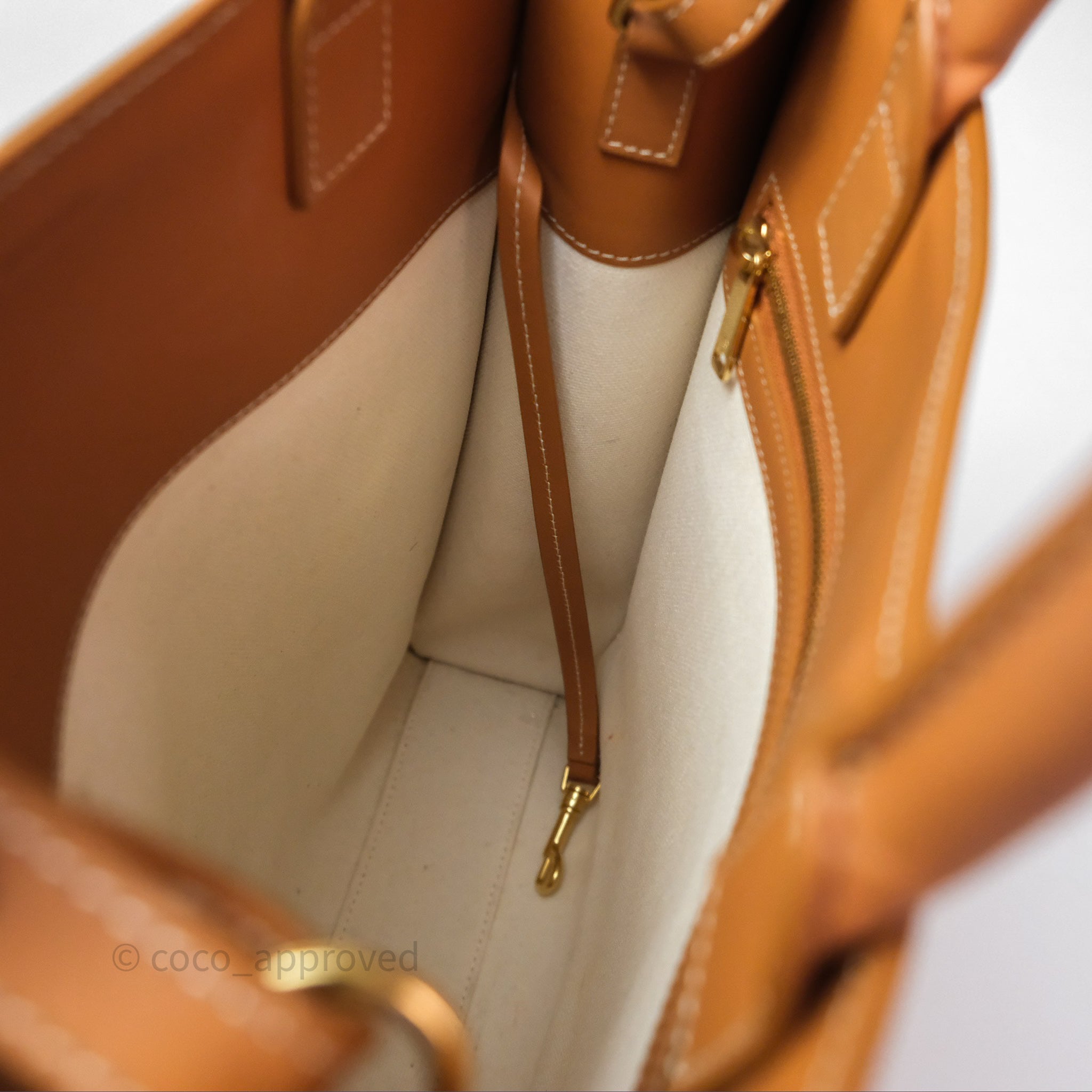 Celine Small Vertical Cabas Tote Bag with Celine Print in Natural/Tan - Stylish Designer Handbag for Women, Perfect for Work, Travel & Everyday Use