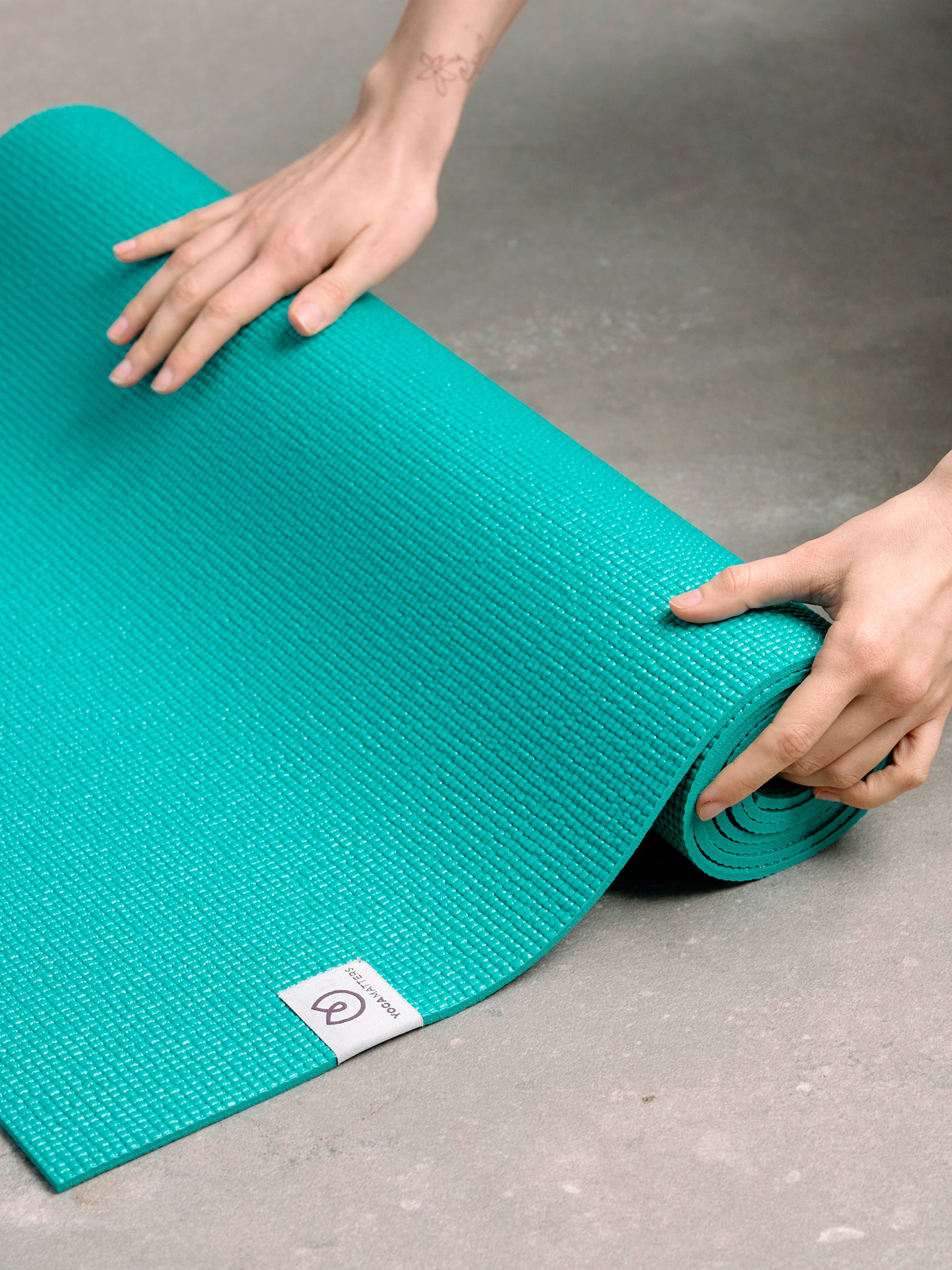 Yogamatters Sticky Yoga Mat - Non-Slip Eco-Friendly Exercise Mat for Yoga, Pilates & Home Workouts - Perfect for Beginners & Professionals
