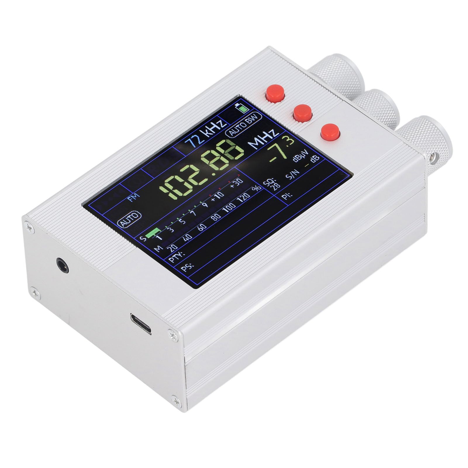 Full Band Radio Receiver with 2in LCD Display - 144‑27000Khz & 65Mhz‑108Mhz Strong Reception for Shortwave Radios | Perfect for Emergency Preparedness, Outdoor Adventures & Ham Radio Enthusiasts