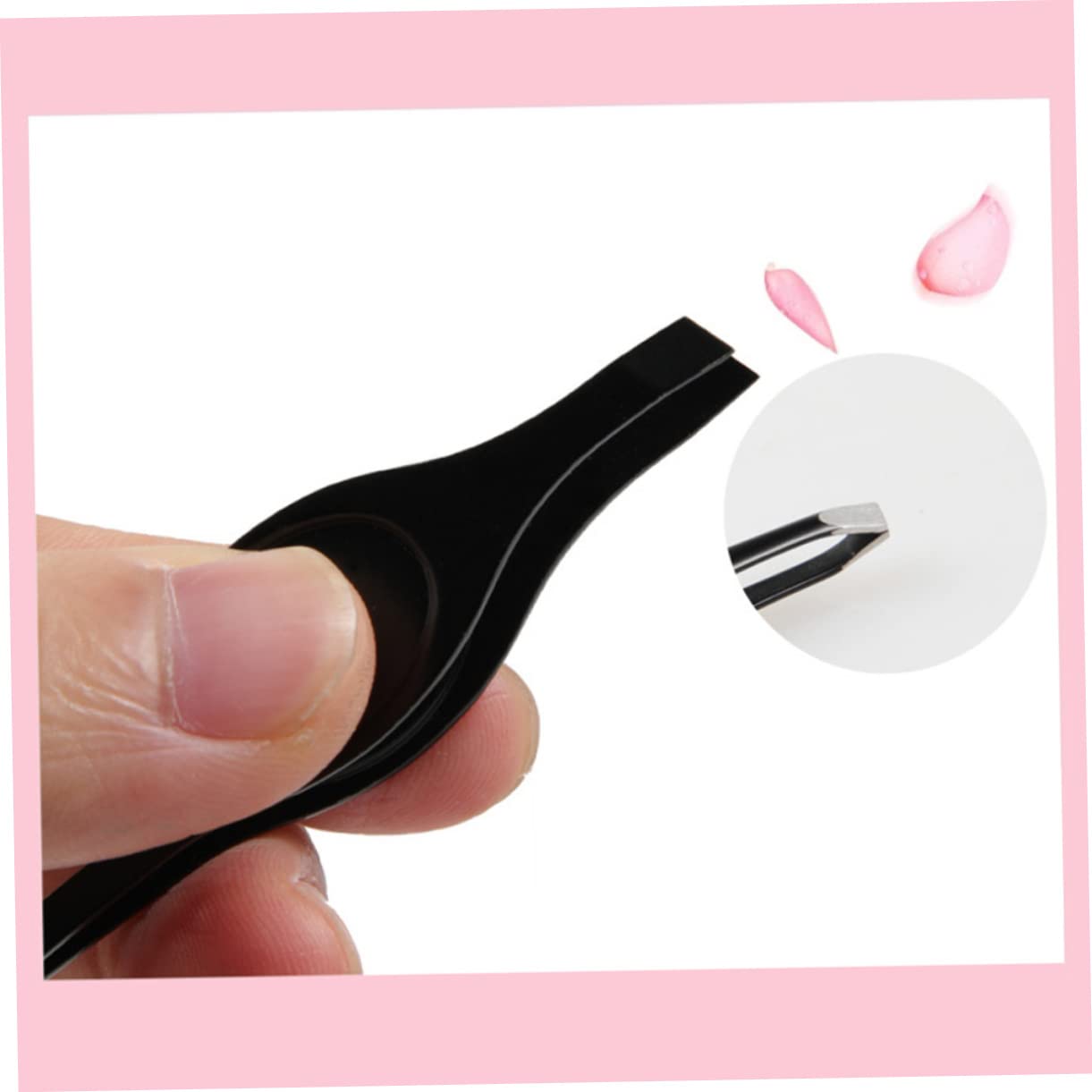 Stainless Steel Facial Hair Removal Tweezers - Precision Eyebrow Tweezers for Women, Splinter & Willow Leaves Shaping - Makeup Kit Essential for Eyebrow Grooming & Beauty Routine