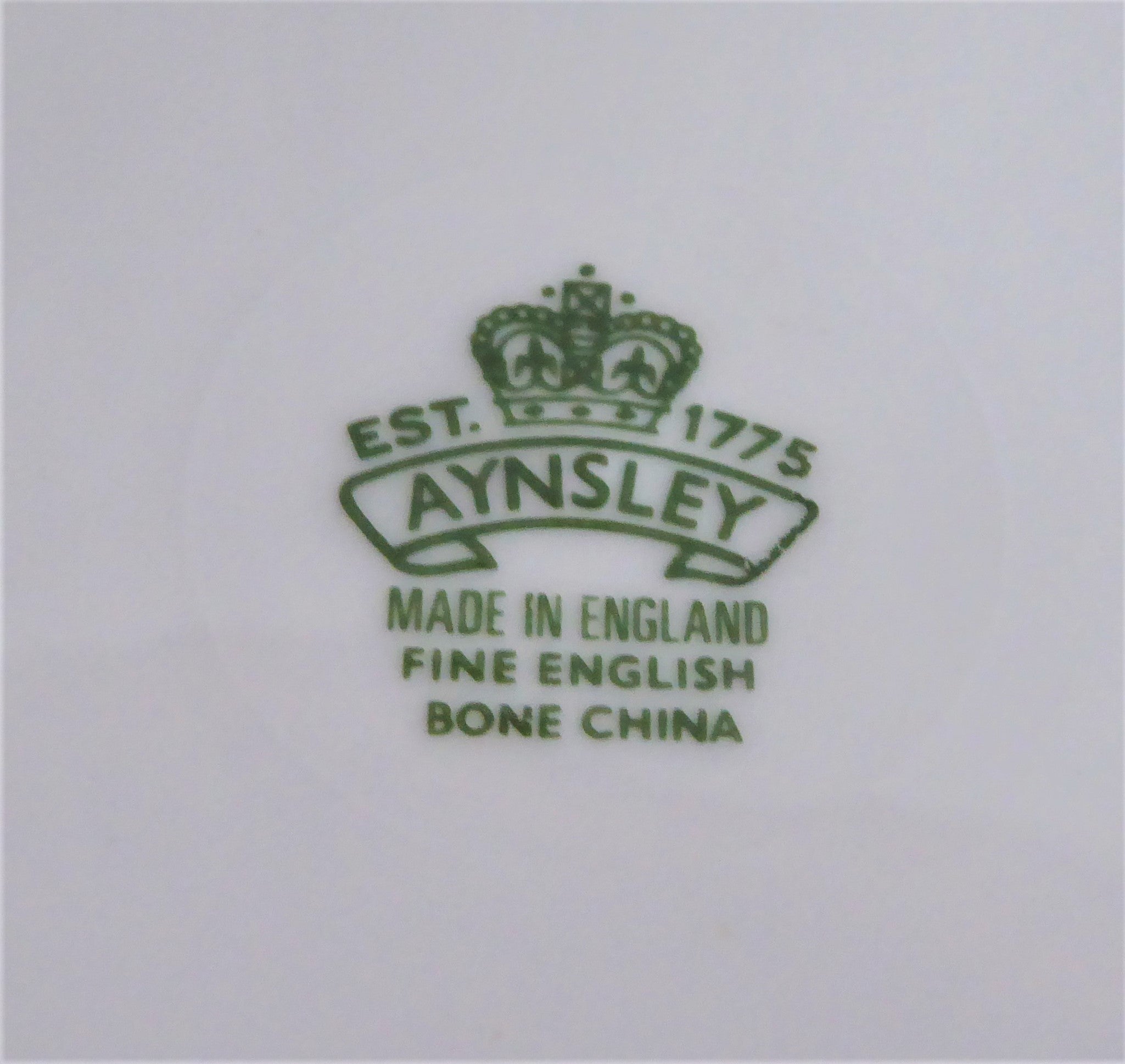 Vintage Aynsley Shamrock Set of 3 Green Irish Bone China Plates - 1950s English Dinnerware for Bread & Dessert | Perfect for St. Patrick's Day, Tea Parties & Collectible Display