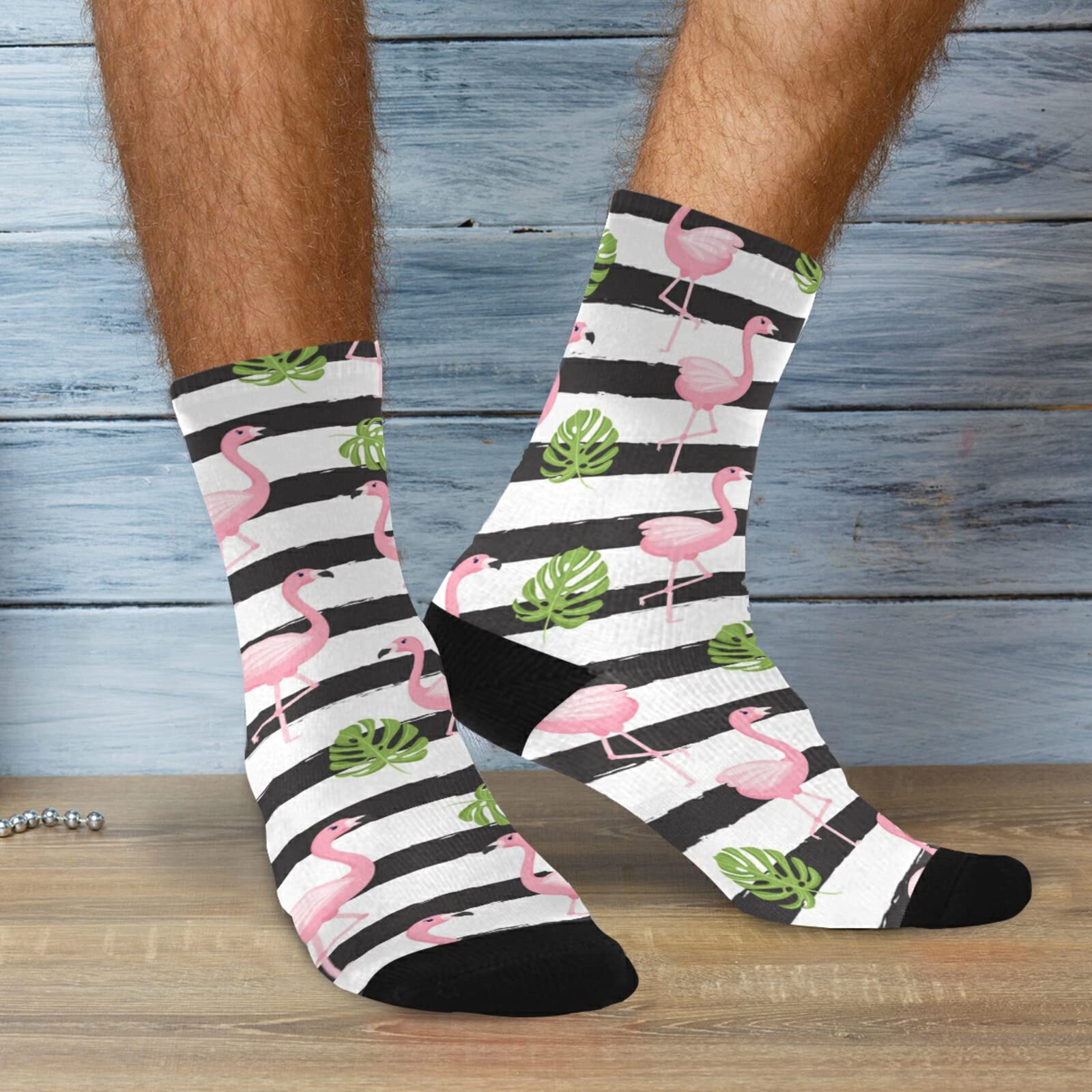 Oyihfvs Unisex Long Casual Athletic Crew Socks for Women & Men - Perfect for Running, Hiking, Sports & Everyday Comfort