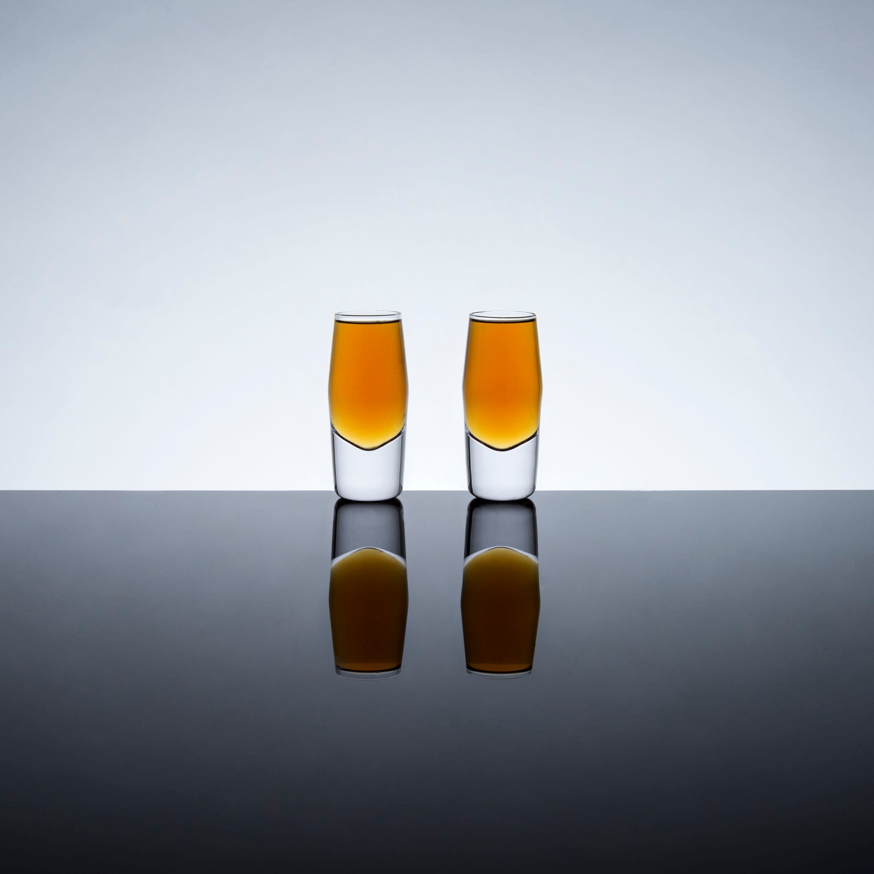 Premium Raye Heavy Base Crystal Shot Glasses Set of 2 - Elegant Whiskey & Tequila Glasses for Home Bar, Parties & Gifts