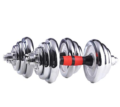 Adjustable Cast Iron Dumbbell and Barbell Set (110LB/66LB/44LB) with Connecting Rod - 2-in-1 Home Gym Equipment for Men & Women - Strength Training, Weight Lifting, Full Body Workout for Home & Garage Gym