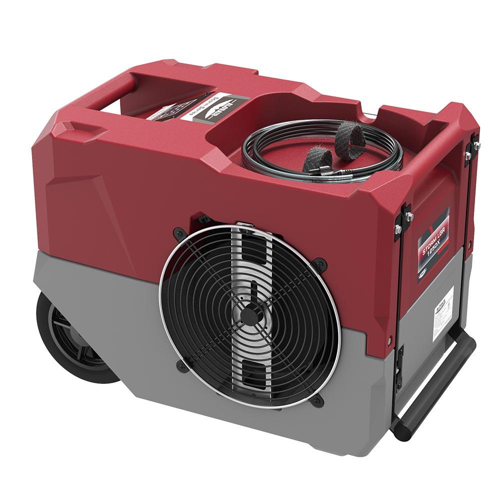 AlorAir LGR 1250X 264-Pint Commercial Dehumidifier with WiFi & Condensate Pump for Basement, Warehouse - Red | Heavy-Duty Moisture Control for Large Spaces