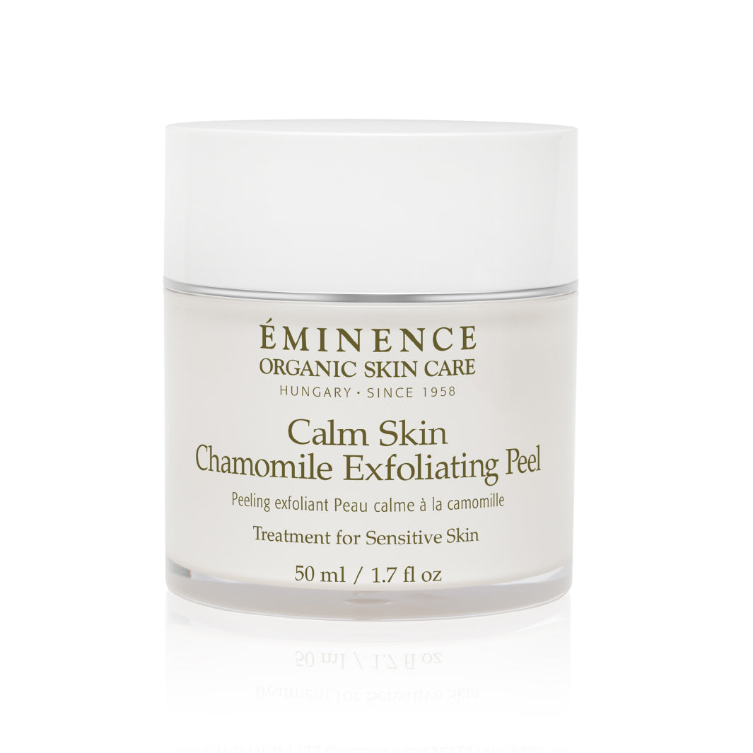 Eminence Organics Calm Skin Chamomile Exfoliating Peel - Gentle Facial Exfoliator for Sensitive Skin, Soothing & Hydrating - Perfect for Daily Skincare Routine & Post-Sun Care
