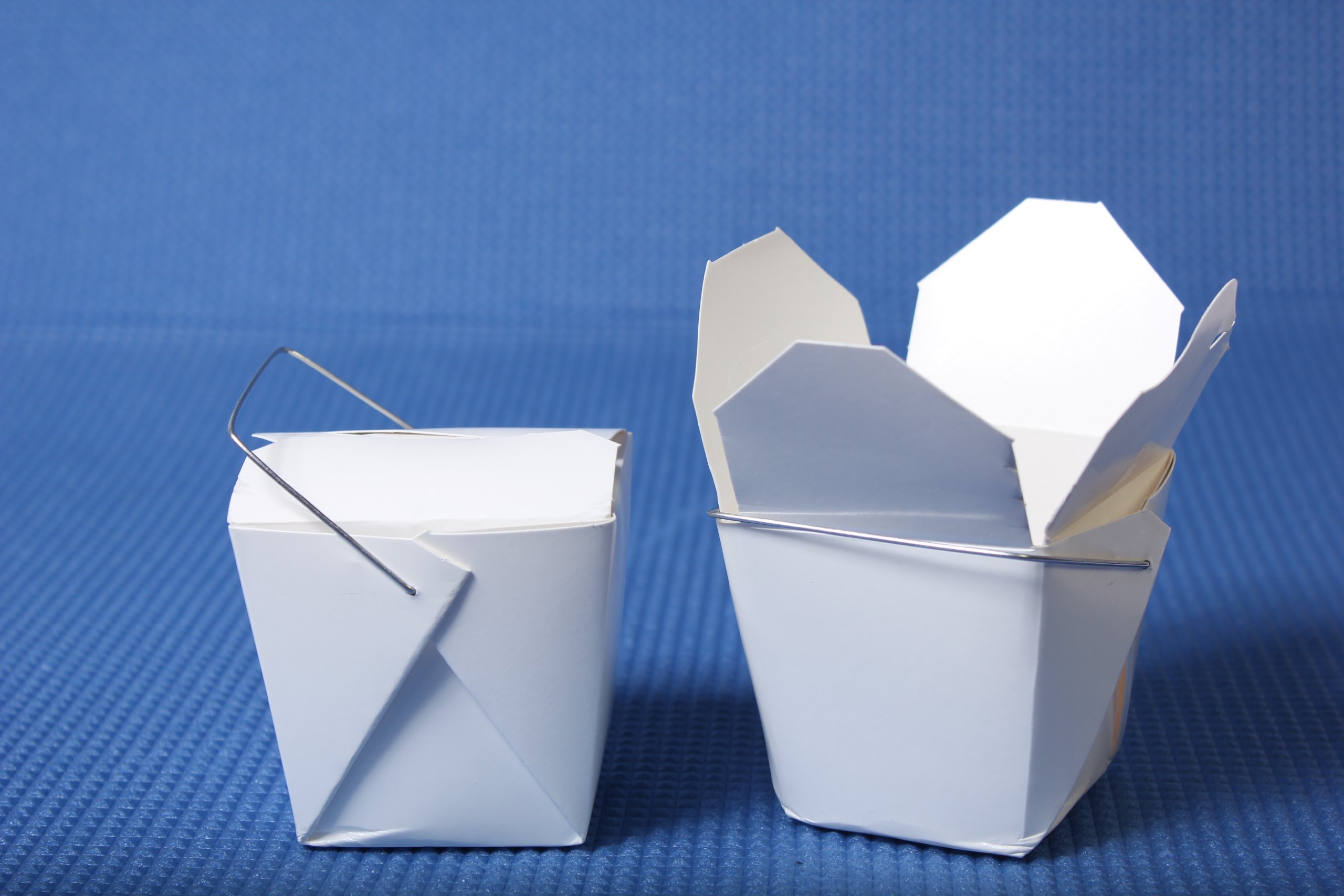100 Pack 8oz White Chinese Takeout Boxes - Disposable Food Containers for Party, Catering & Restaurant Takeout