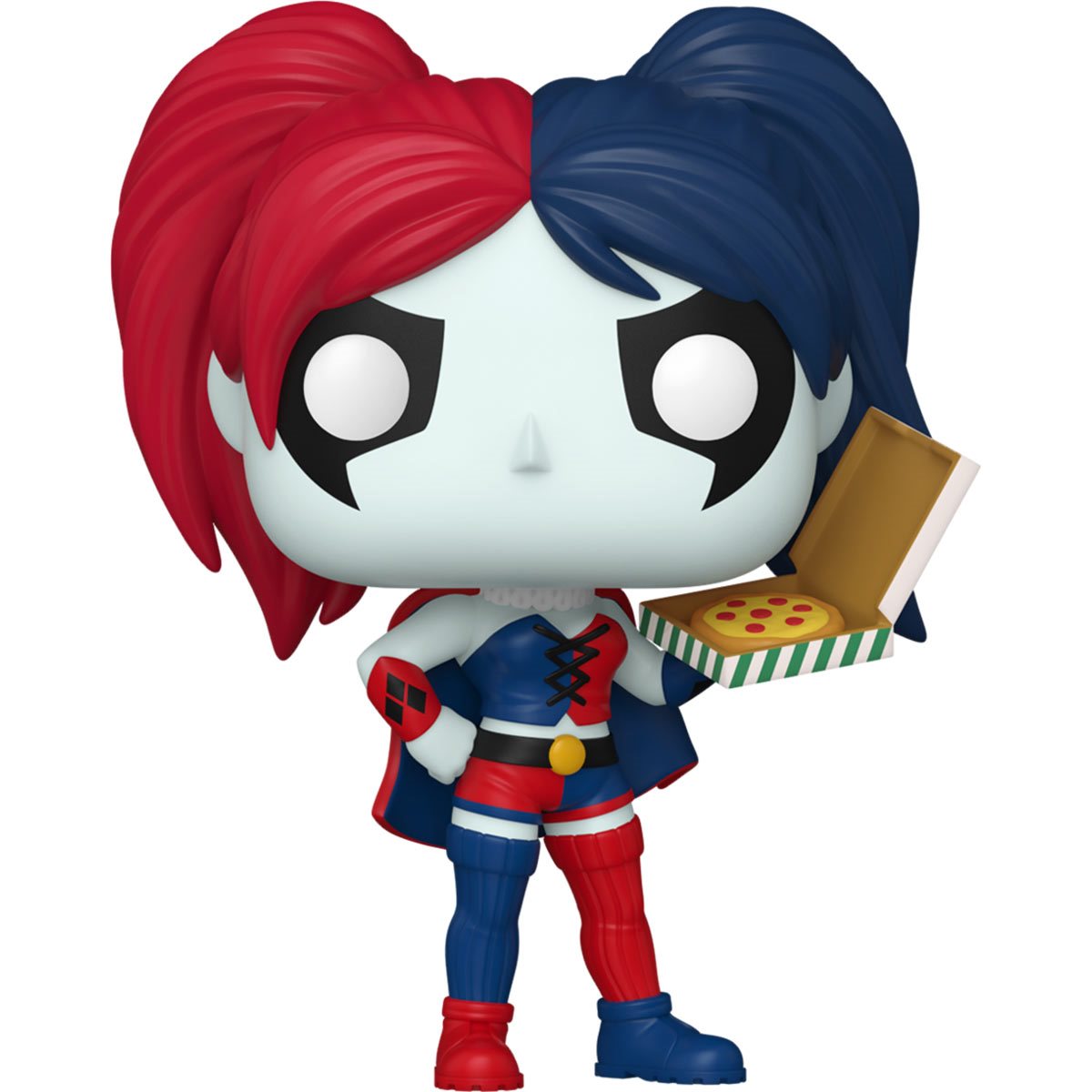 Harley Quinn with Pizza Funko Pop! Vinyl Figure #452 - DC Comics Collectible for Fans & Home Decor