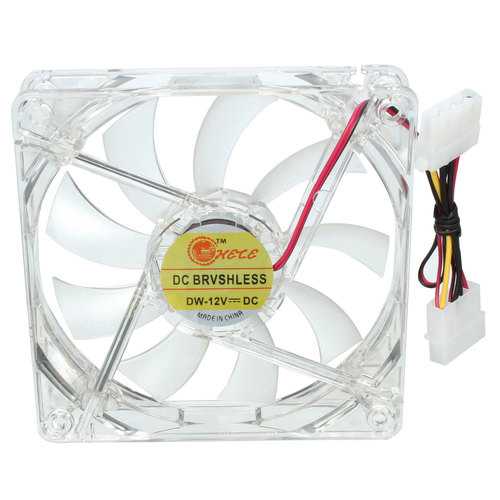 12V 4-Pin 120mm RGB Neon Blue LED PC Case Fan - High Performance Cooling for Gaming Computers & Workstations - Perfect for PC Builds, Case Mods & System Upgrades