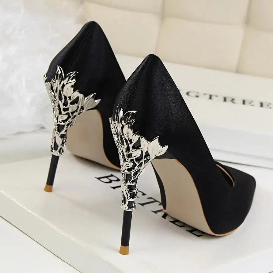 Stylish Chicchi Pointed Toe High Heel Pumps for Women - Elegant Office & Party Dress Shoes - Perfect for Weddings, Business Meetings and Night Out Events