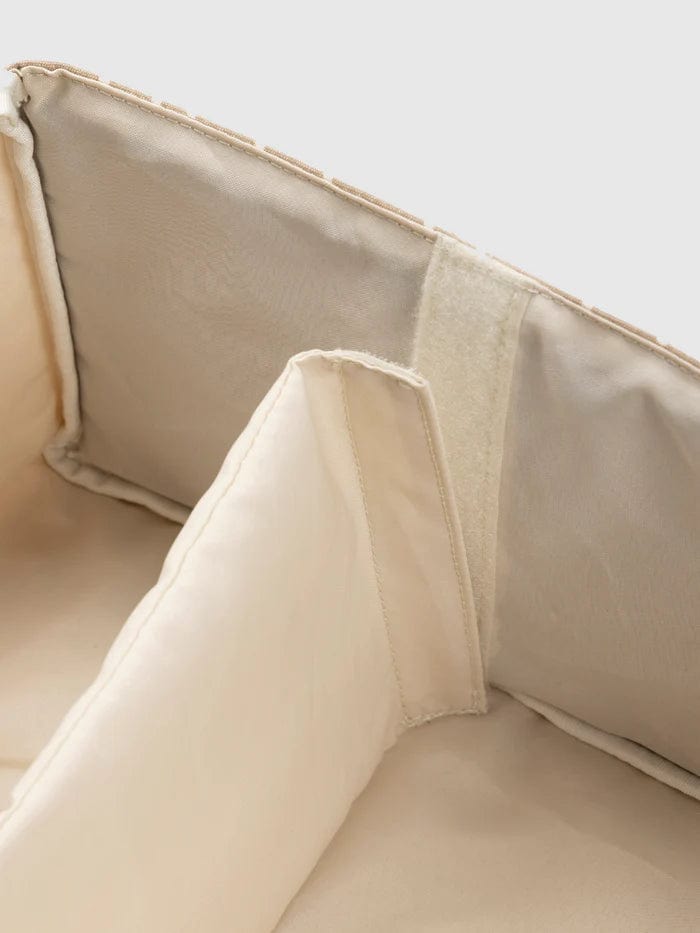 Storksak Organic Diaper Caddy in Seashell - Perfect Baby Shower Gift for Nursery Organization & On-the-Go Parents