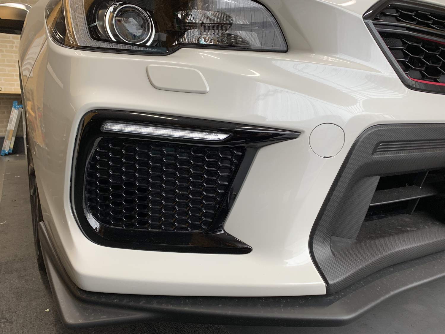 iJDMTOY White/Amber Dynamic Sequential LED Switchback Daytime Running Lights (DRL) - Non-Fog Version - Compatible with 2018-2021 Subaru WRX/WRX STI - Enhance Visibility & Style for Day & Night Driving