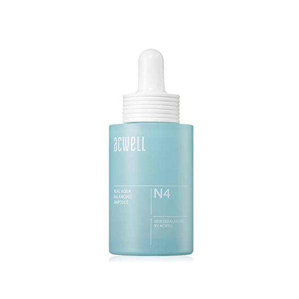 Acwell Real Aqua Balancing Ampoule 35ml - Hydrating Facial Serum for Dry & Sensitive Skin | Korean Skincare for Daily Moisturizing Routine & Night Care